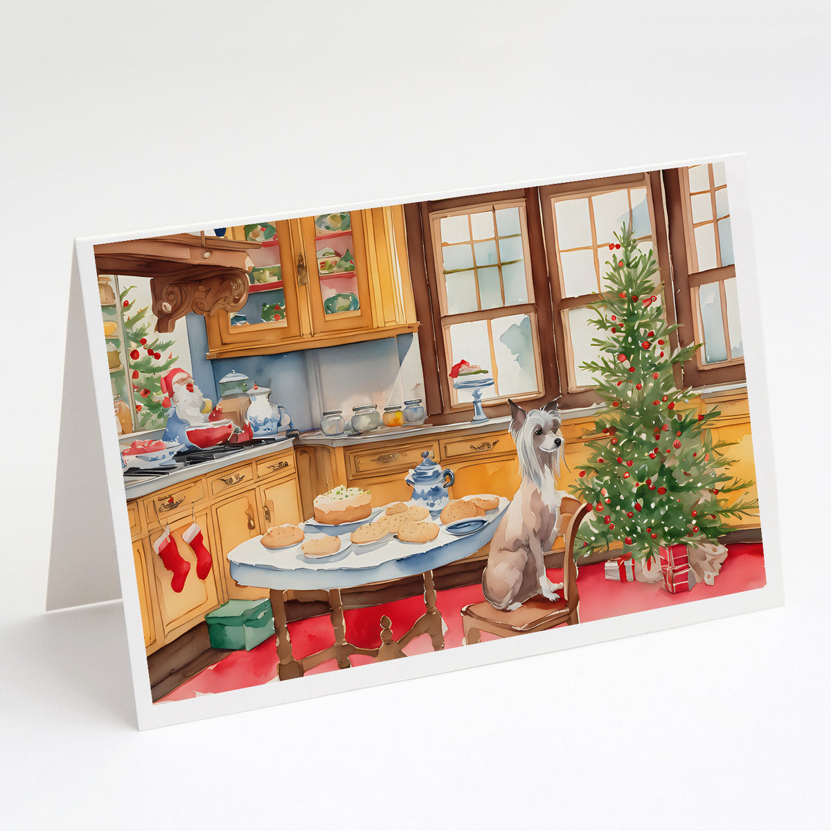 Buy this Chinese Crested Christmas Cookies Greeting Cards Pack of 8