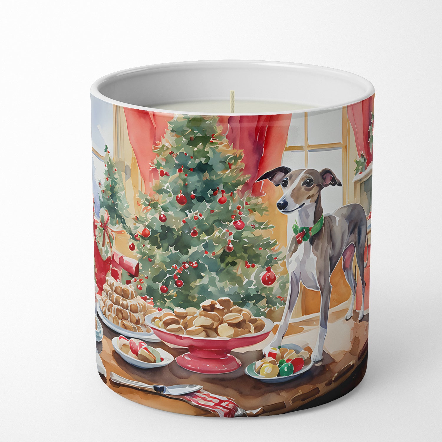 Buy this Italian Greyhound Christmas Cookies Decorative Soy Candle