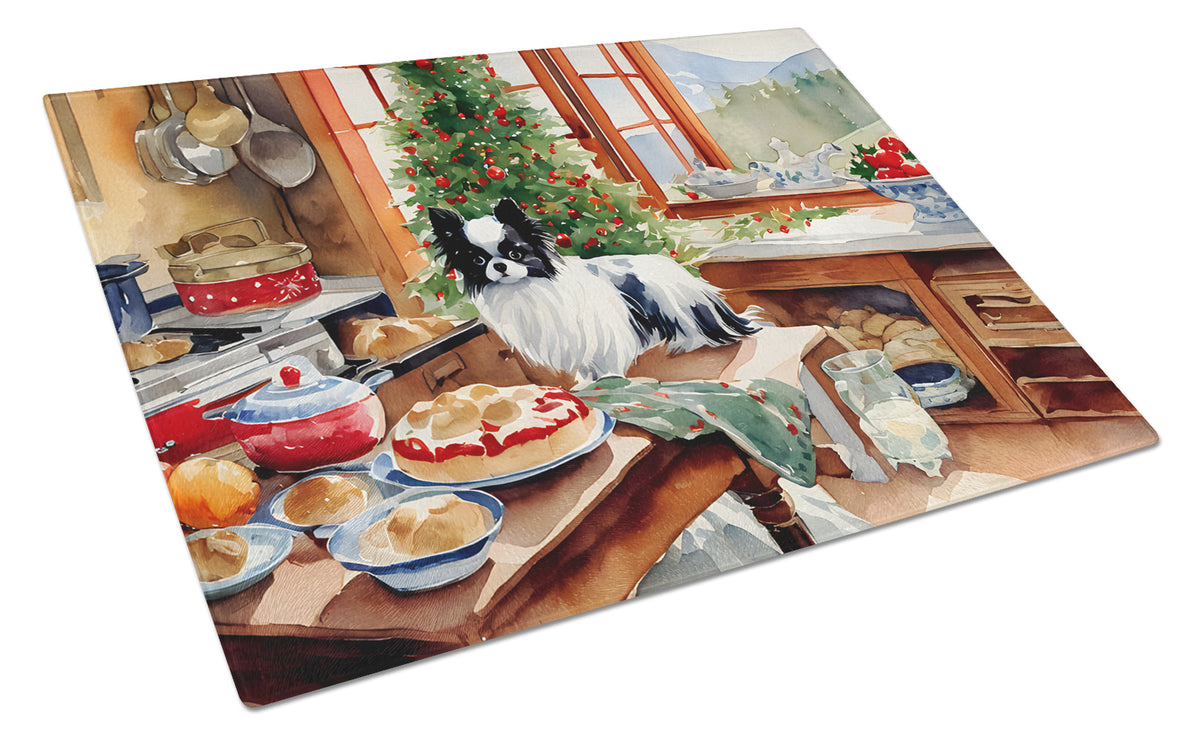 Buy this Japanese Chin Christmas Cookies Glass Cutting Board