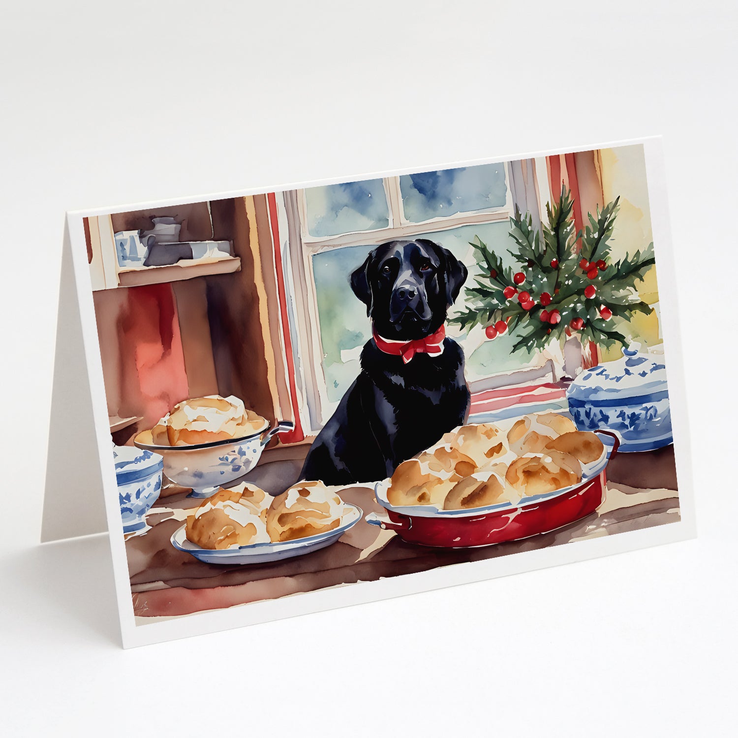 Buy this Labrador Retriever Christmas Cookies Greeting Cards Pack of 8