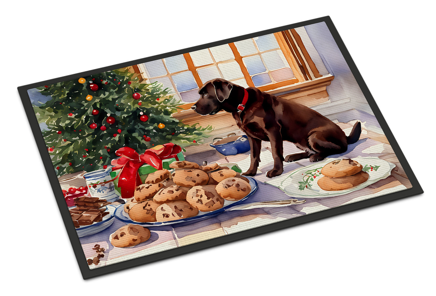 Buy this Labrador Retriever Christmas Cookies Doormat