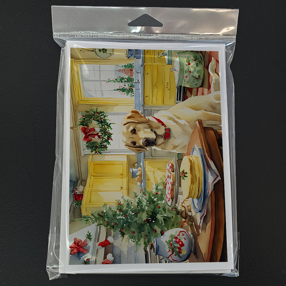 Labrador Retriever Christmas Cookies Greeting Cards Pack of 8