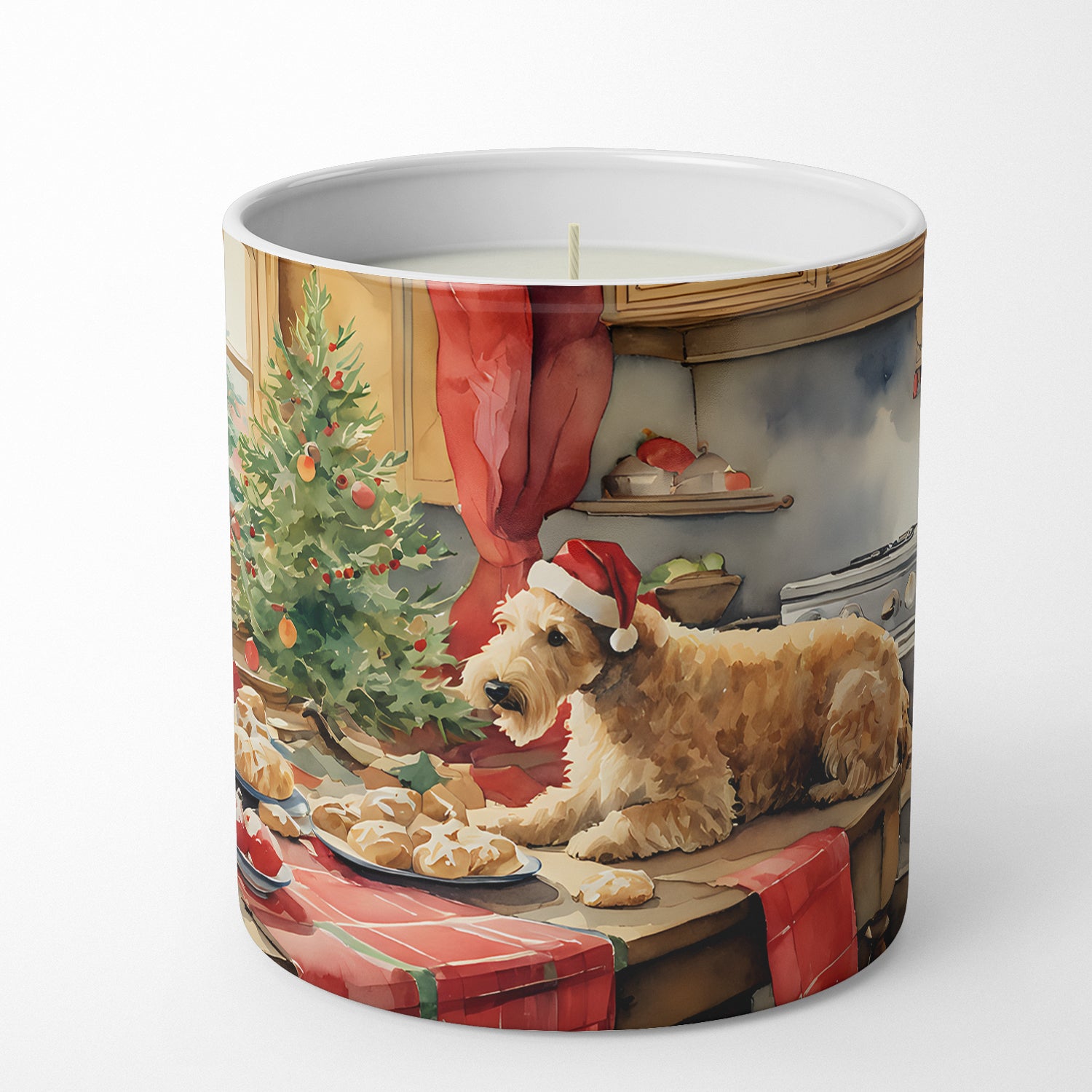 Lakeland Terrier Christmas Cookies Decorative Soy Candle