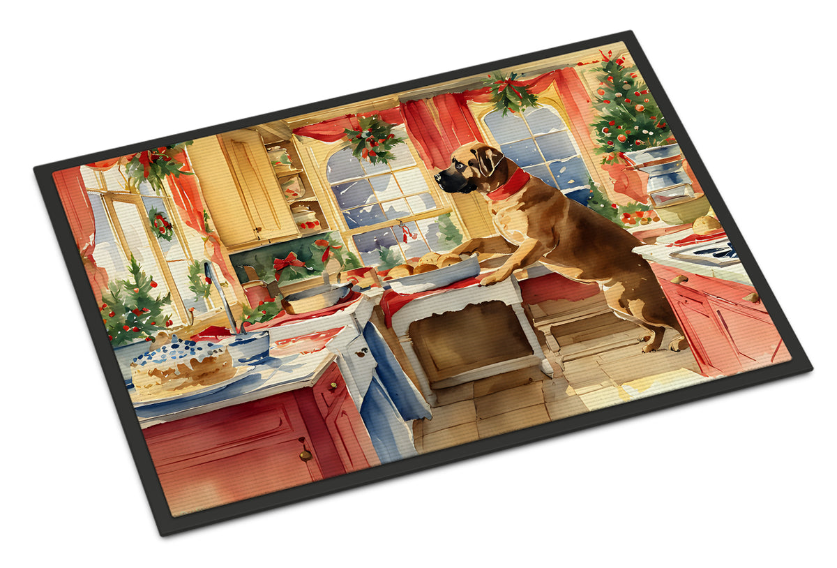 Buy this Mastiff Christmas Cookies Doormat