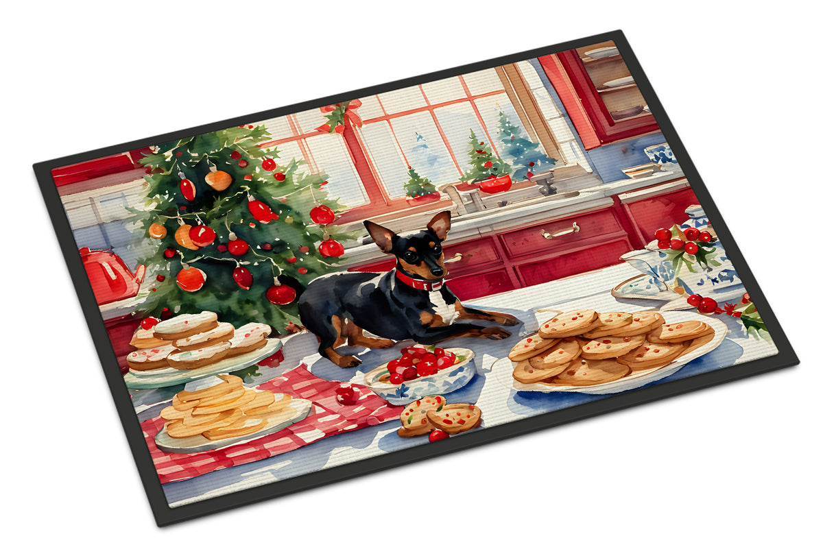 Buy this Miniature Pinscher Christmas Cookies Doormat
