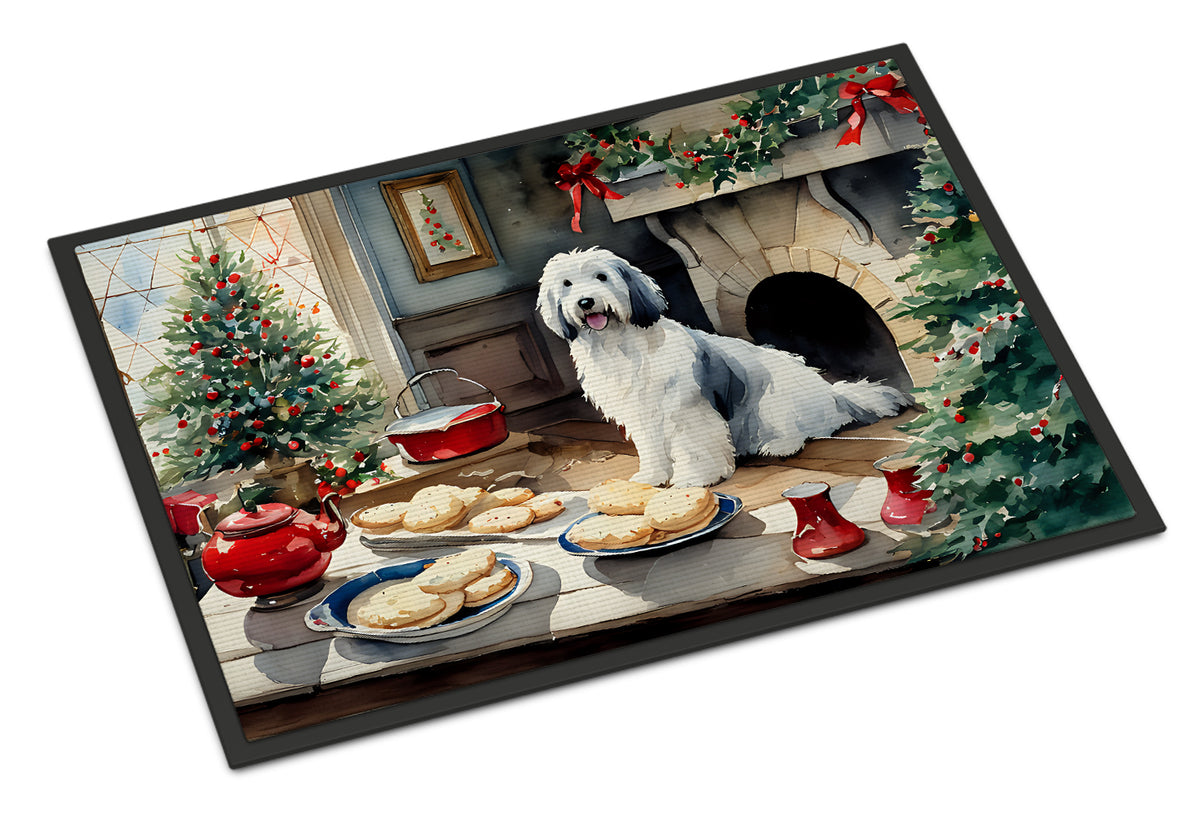 Buy this Old English Sheepdog Christmas Cookies Doormat