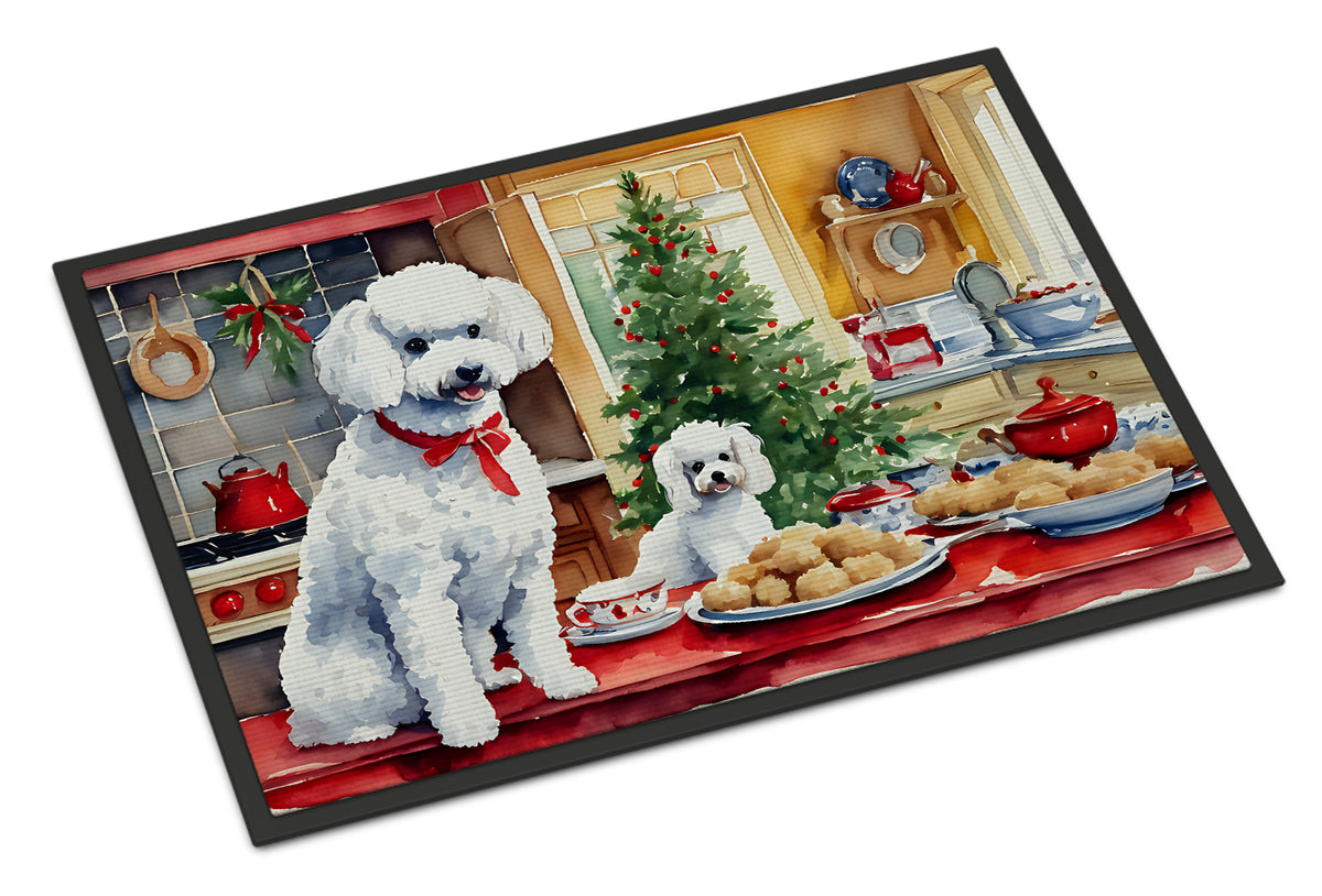Buy this Poodle Christmas Cookies Doormat