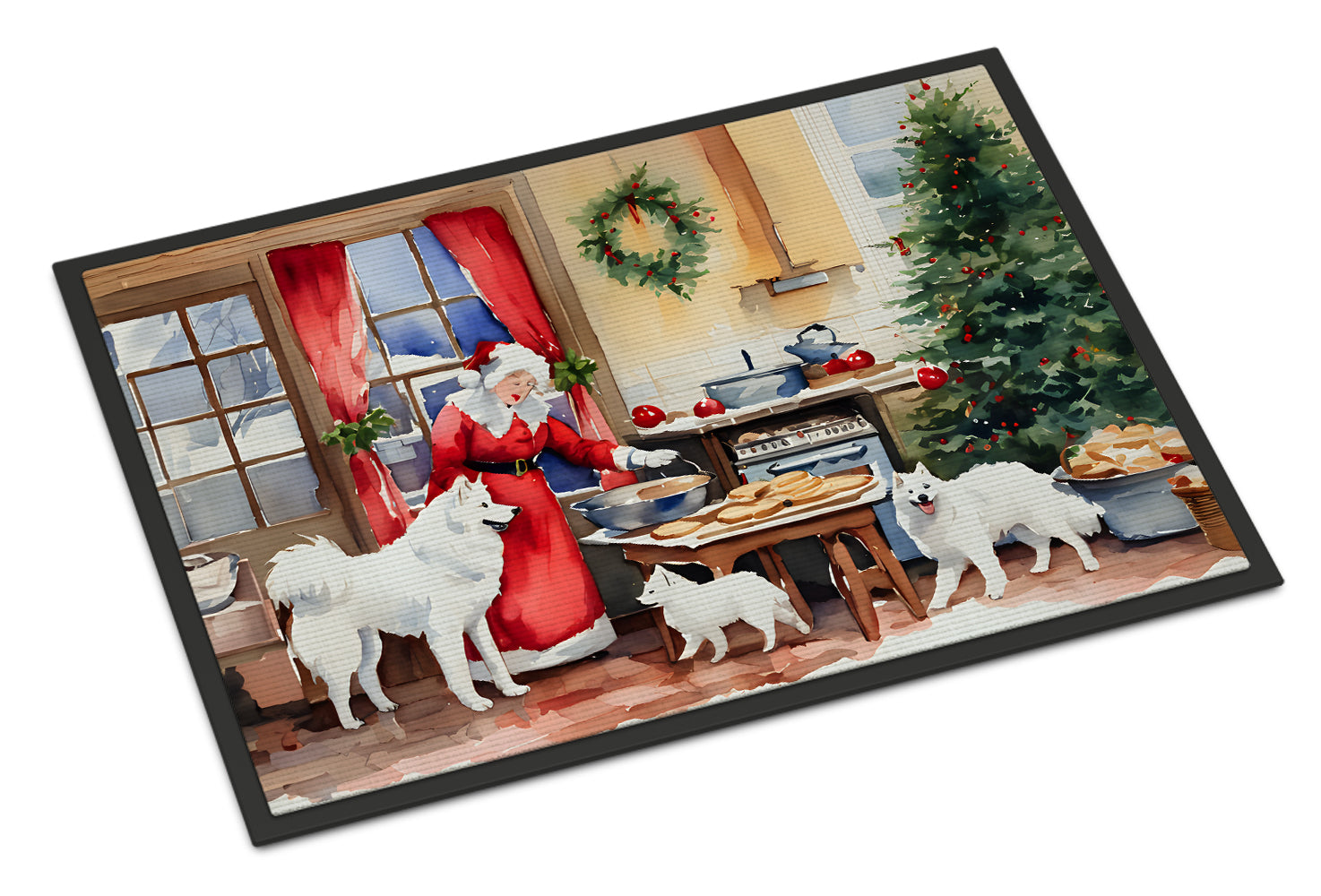 Buy this Samoyed Christmas Cookies Doormat