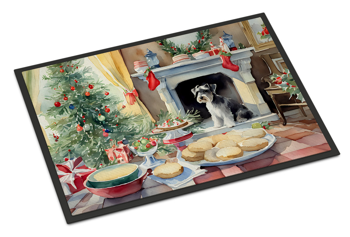 Buy this Schnauzer Christmas Cookies Doormat