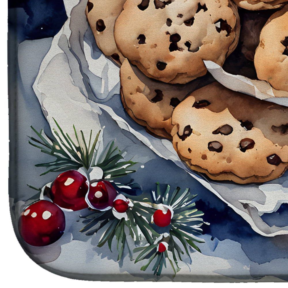Christmas Cookies for Santa Dish Drying Mat