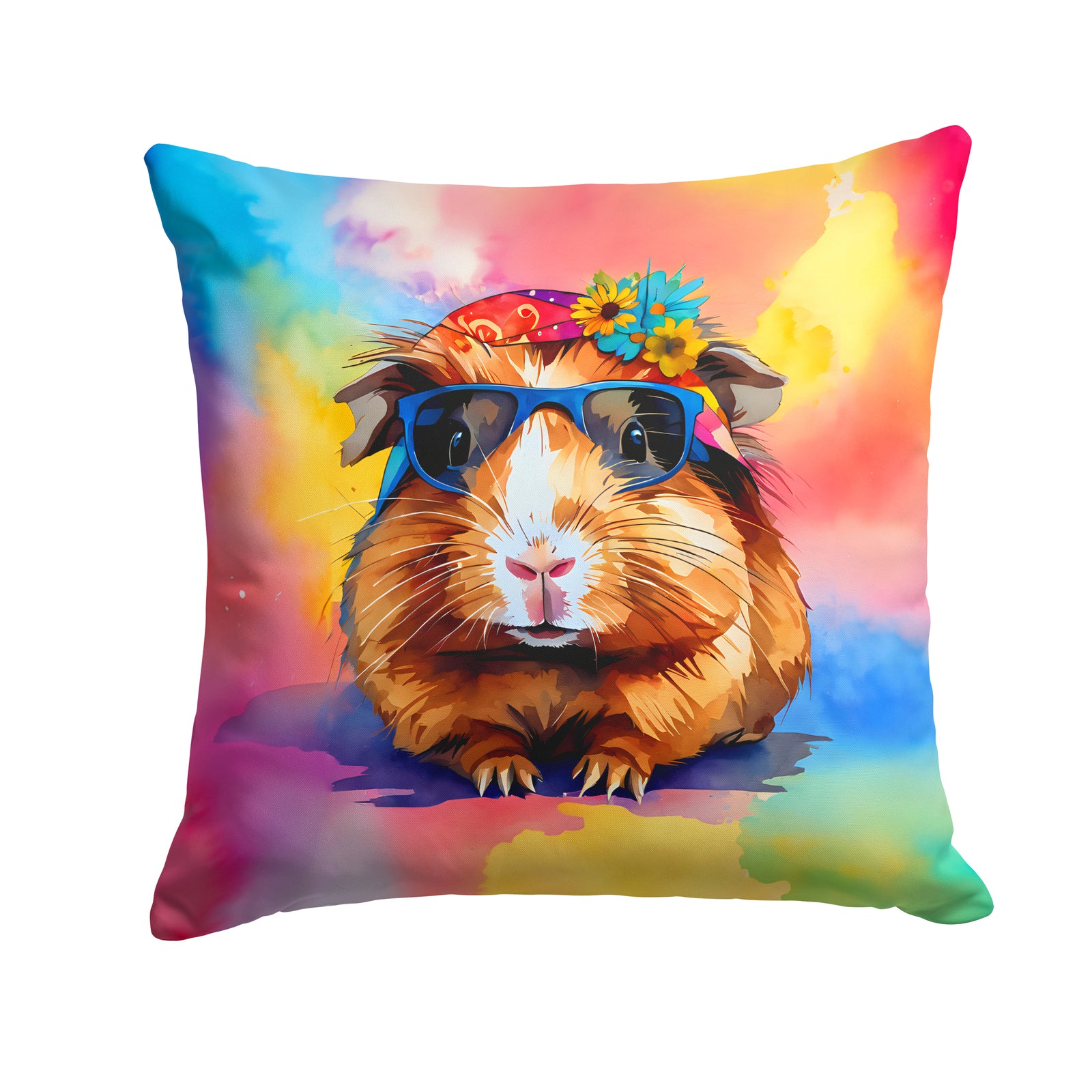 Buy this Hippie Animal Guinea Pig Throw Pillow