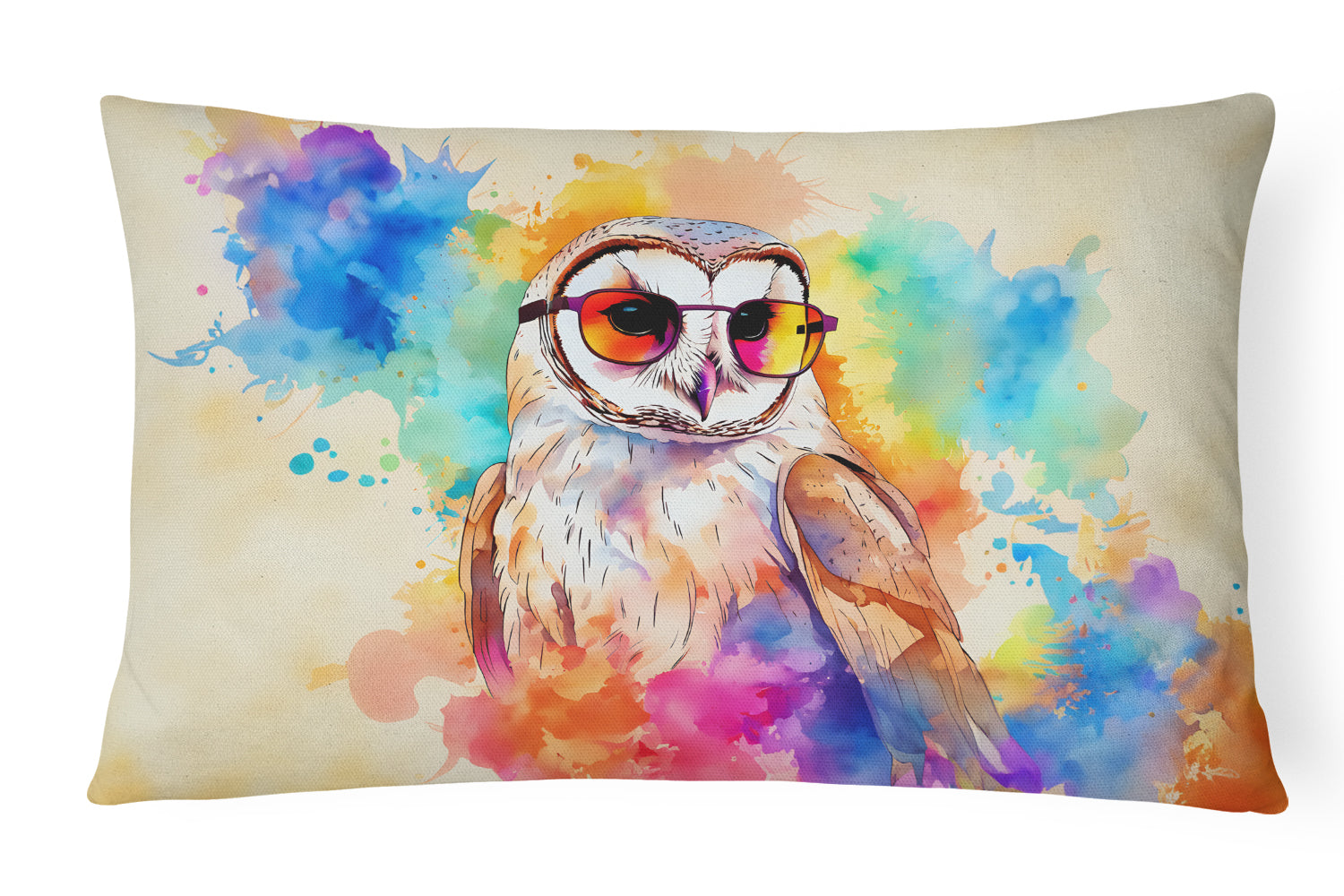 Buy this Hippie Animal Barn Owl Throw Pillow