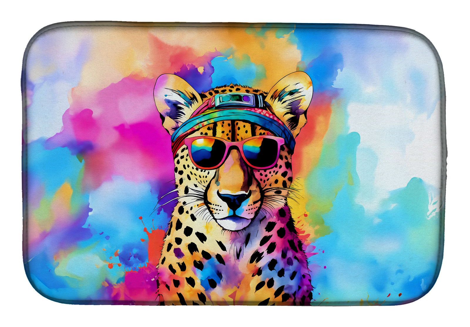 Buy this Hippie Animal Cheetah Dish Drying Mat