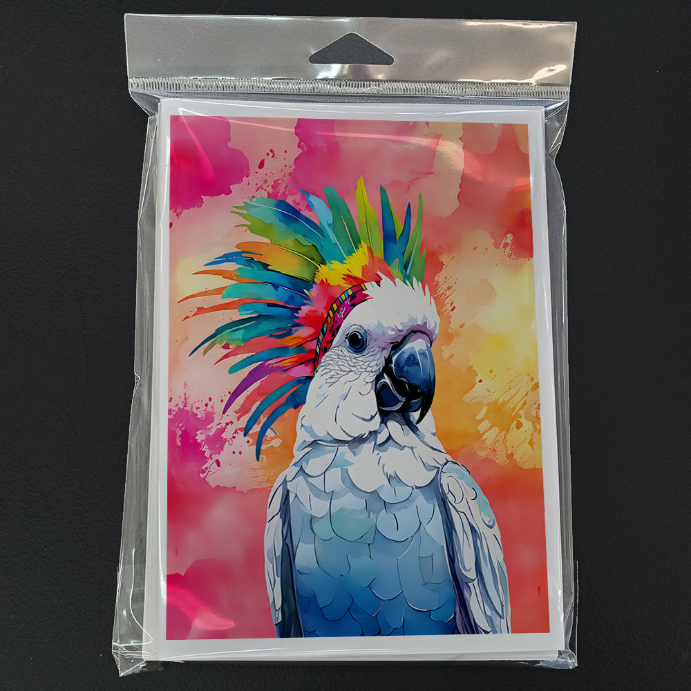 Hippie Animal Cockatoo Greeting Cards Pack of 8