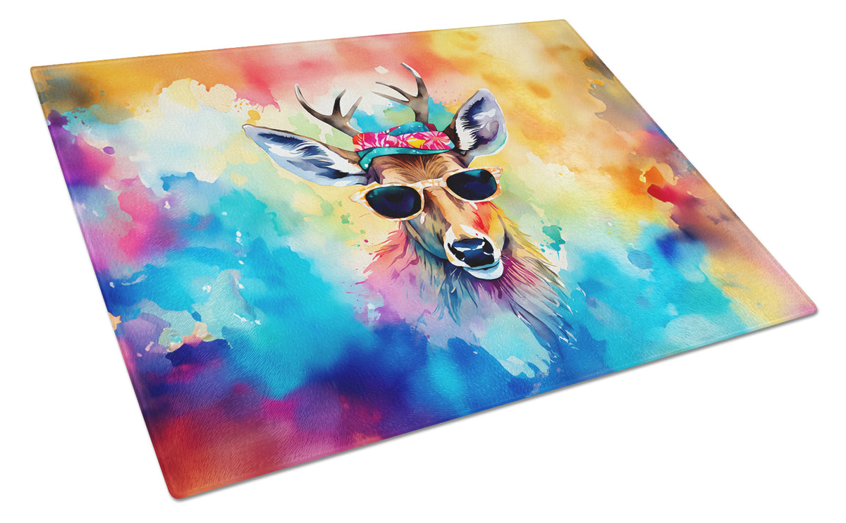 Buy this Hippie Animal Deer Glass Cutting Board