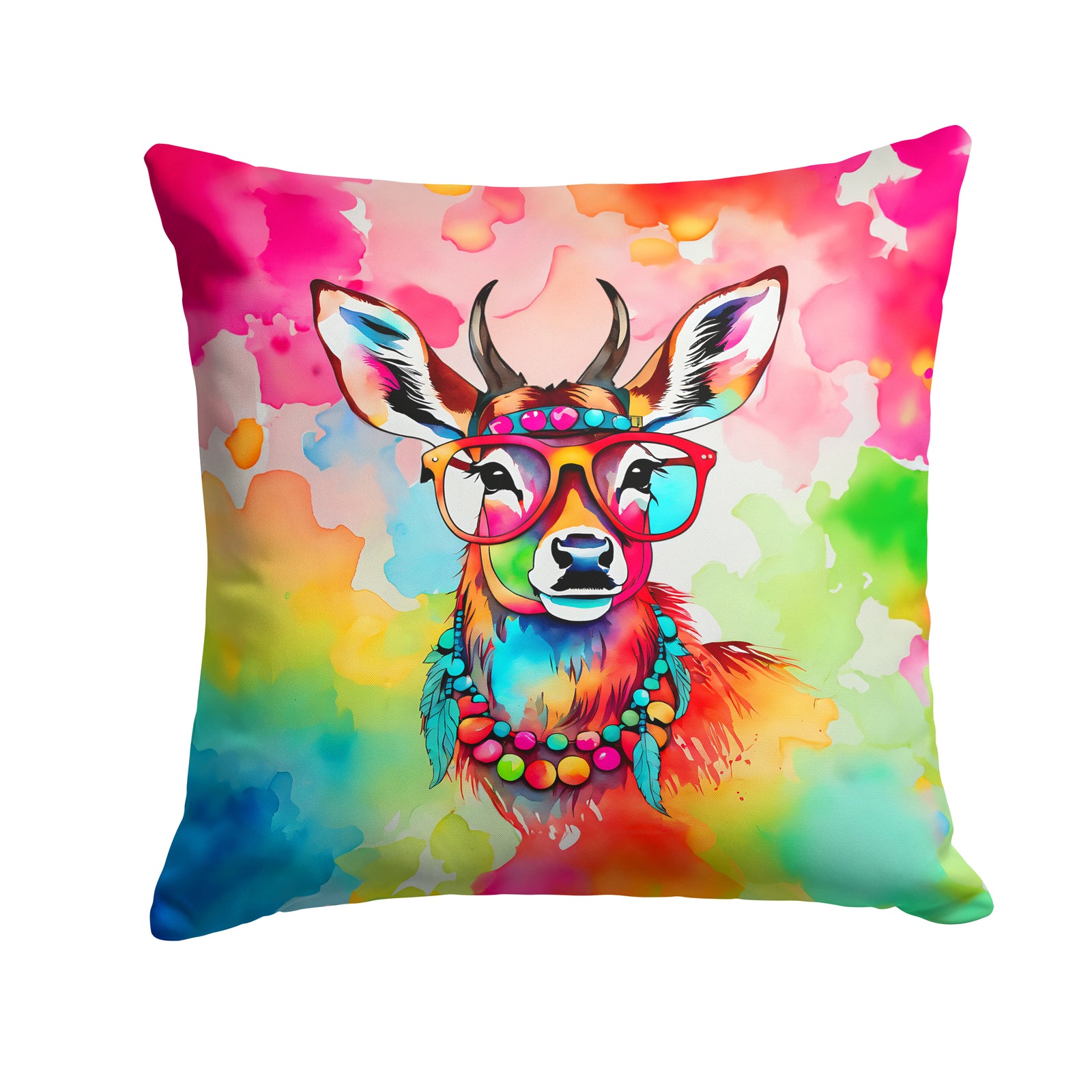 Buy this Hippie Animal Deer Throw Pillow