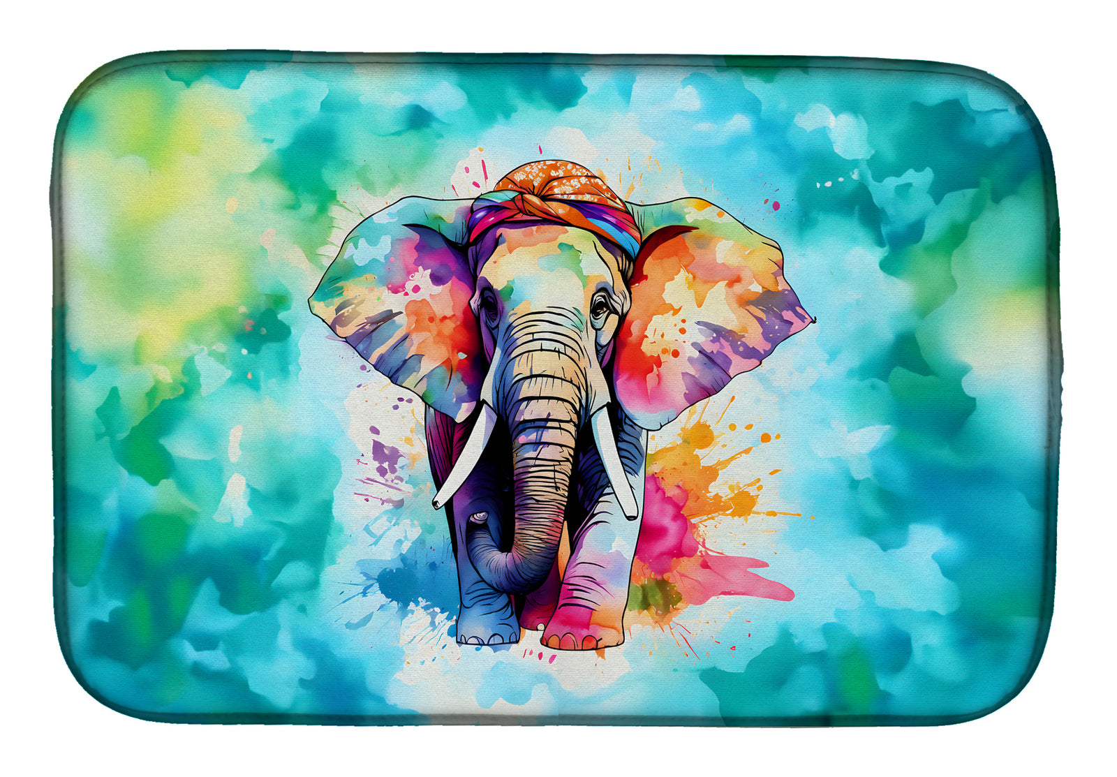 Buy this Hippie Animal Elephant Dish Drying Mat