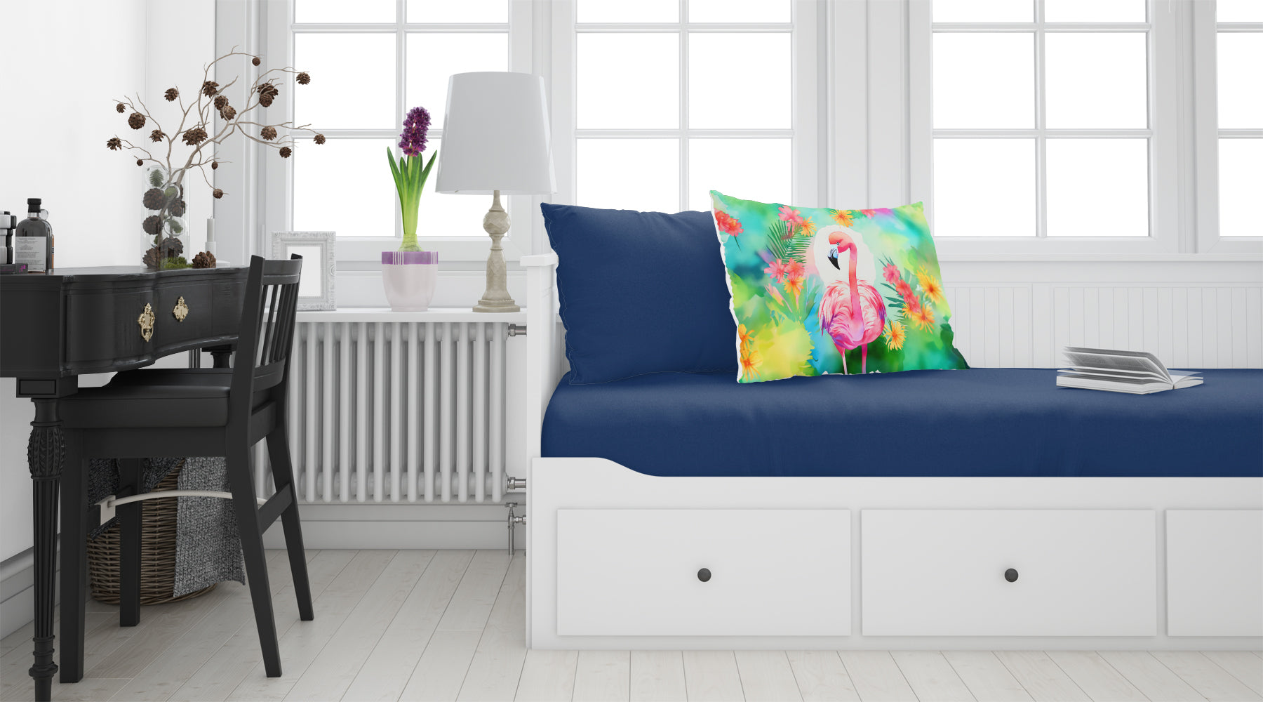 Hippie Animal Flamingo Standard Pillowcase