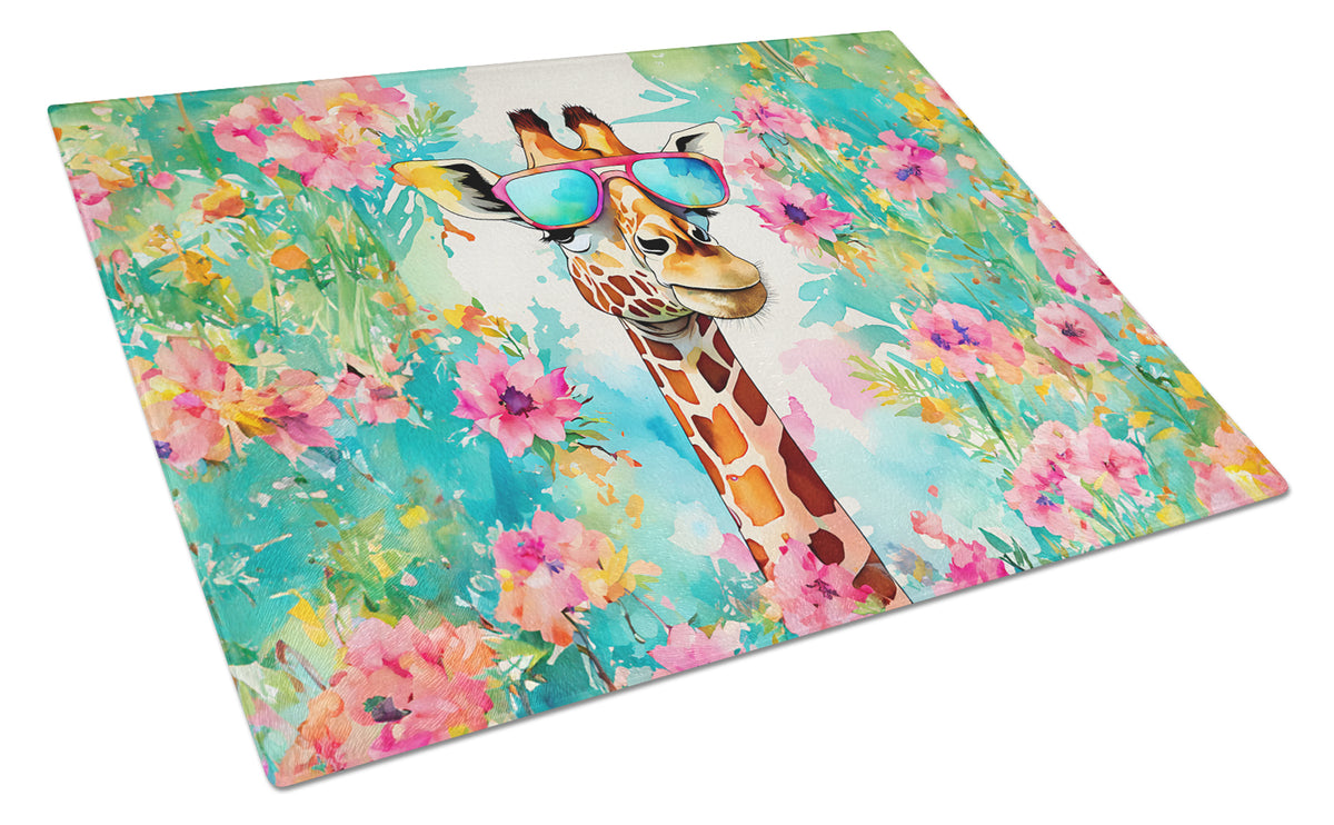 Buy this Hippie Animal Giraffe Glass Cutting Board