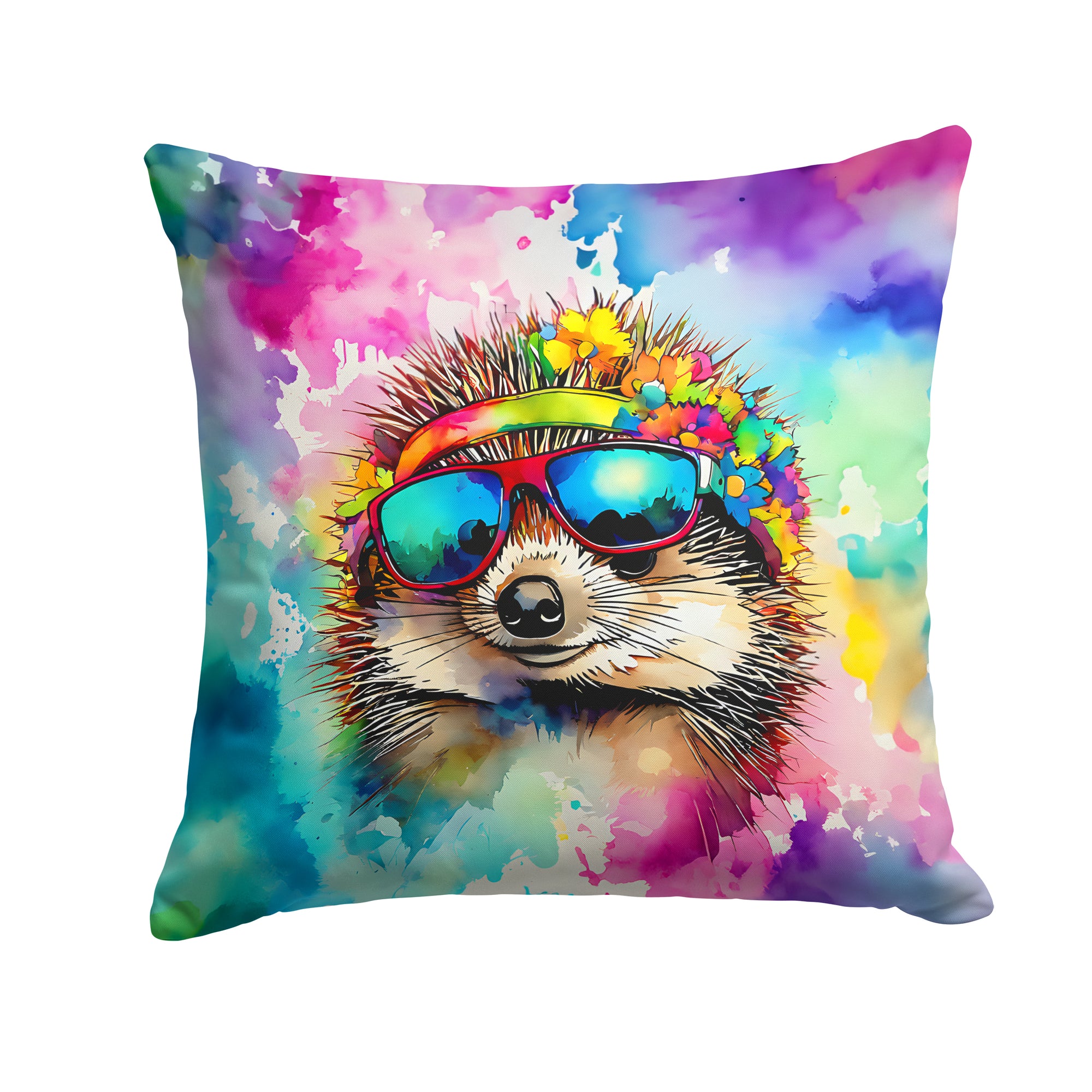 Buy this Hippie Animal Hedgehog Throw Pillow