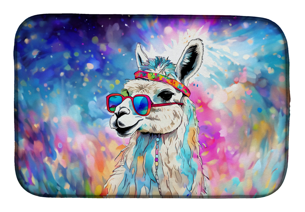 Buy this Hippie Animal Llama Dish Drying Mat