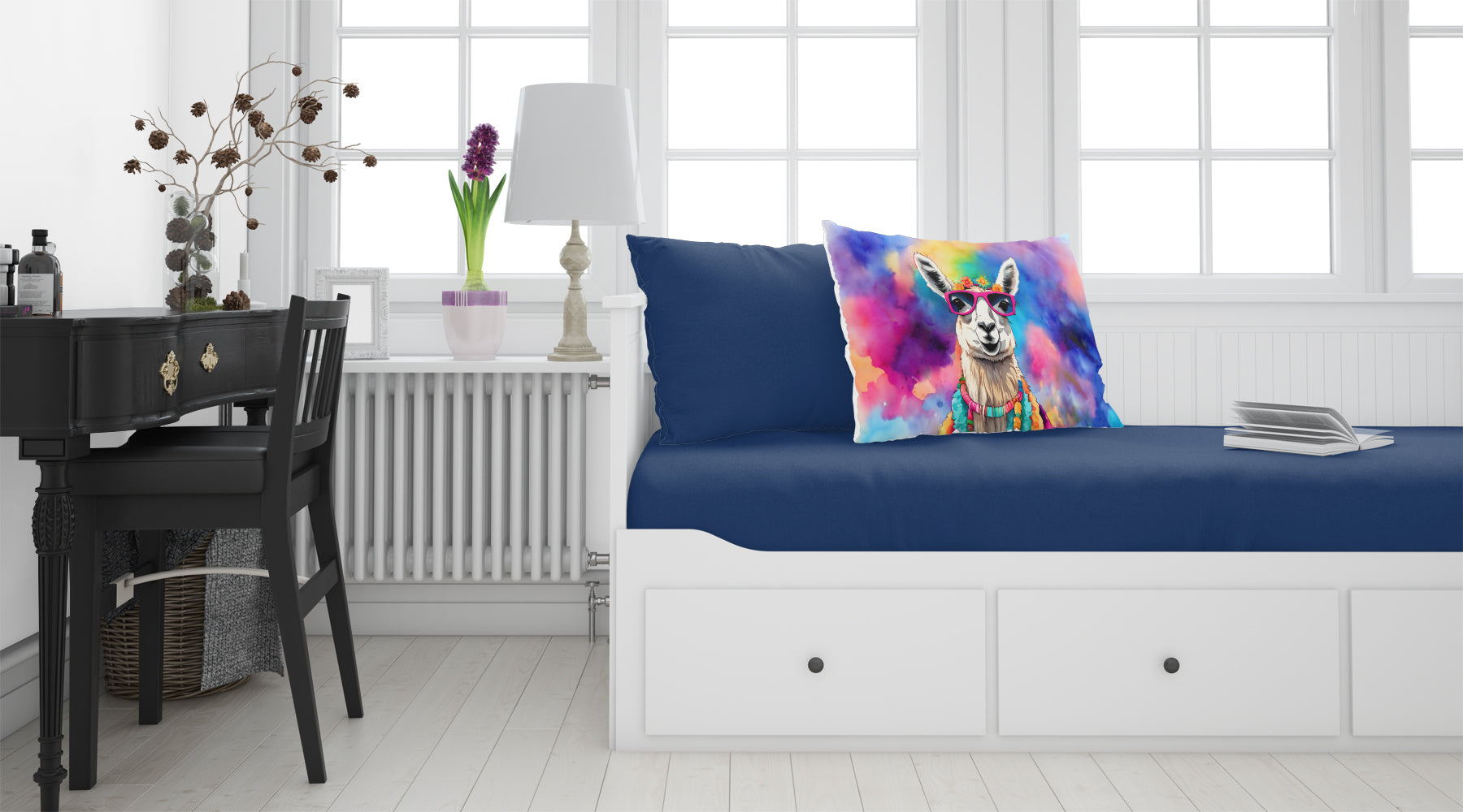 Hippie Animal Llama Standard Pillowcase