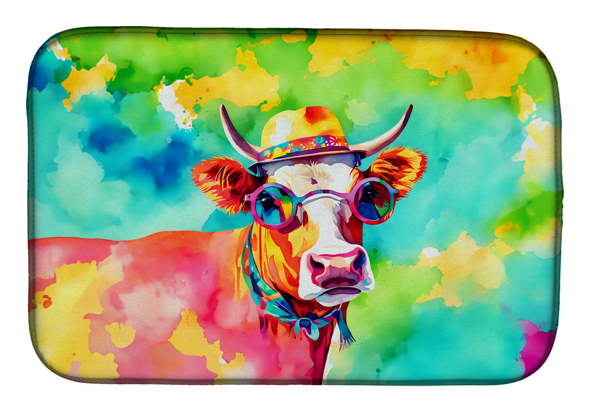 Buy this Hippie Animal Malvi Cow Dish Drying Mat
