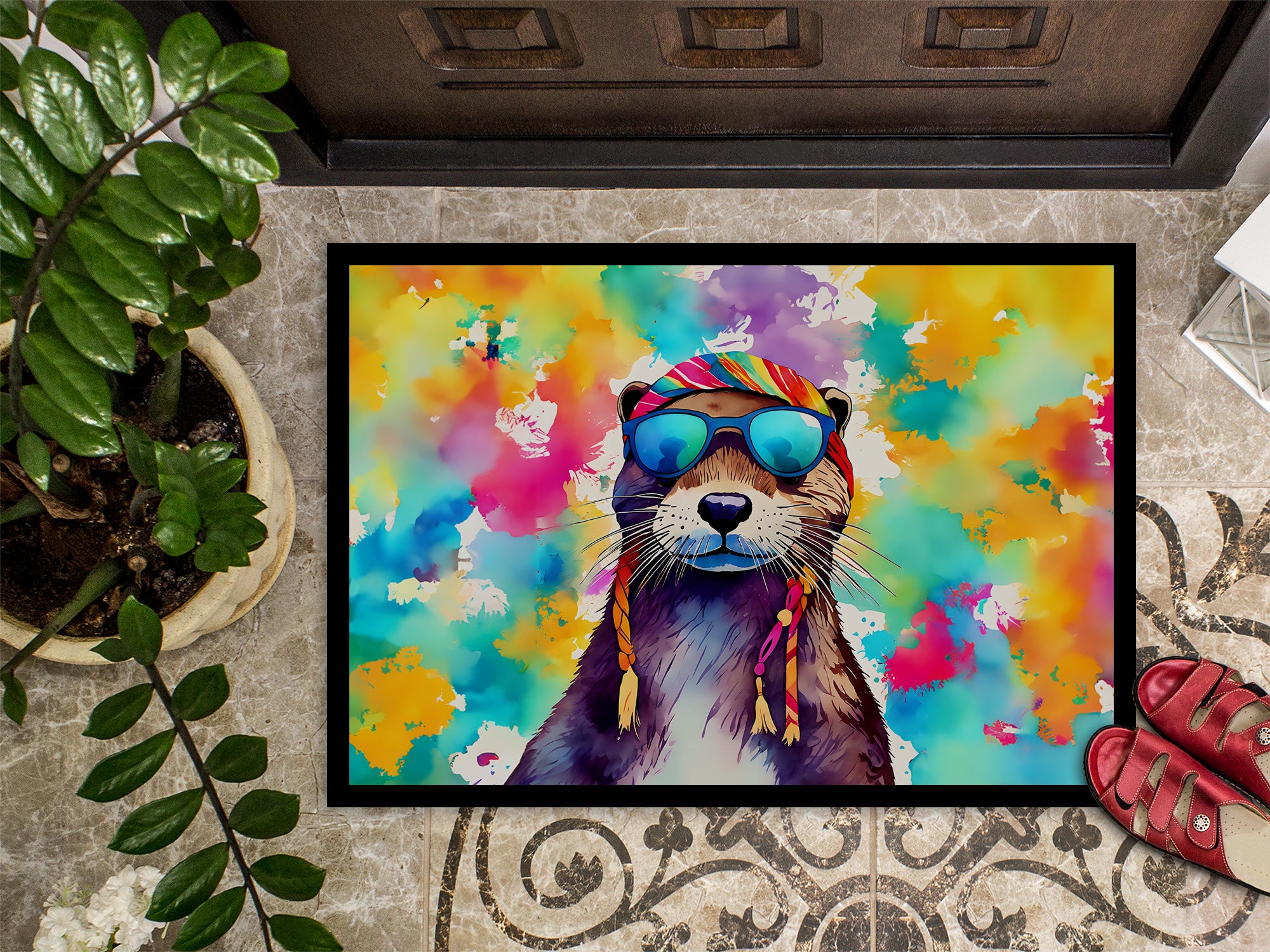 Hippie Animal Otter Doormat