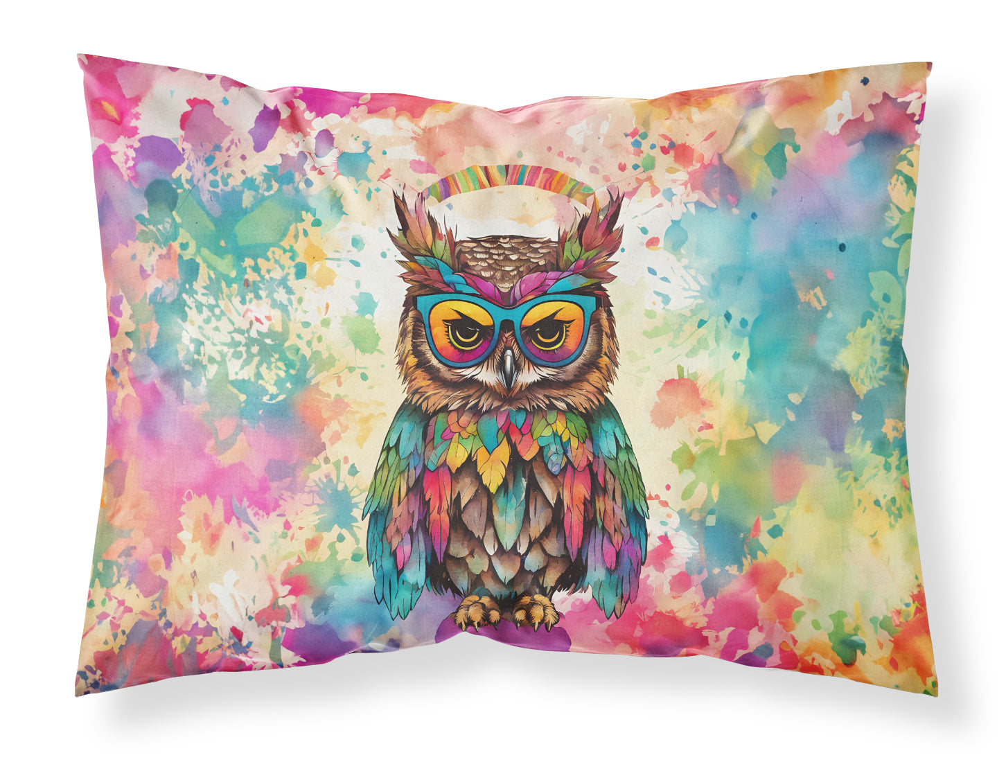 Buy this Hippie Animal Owl Standard Pillowcase