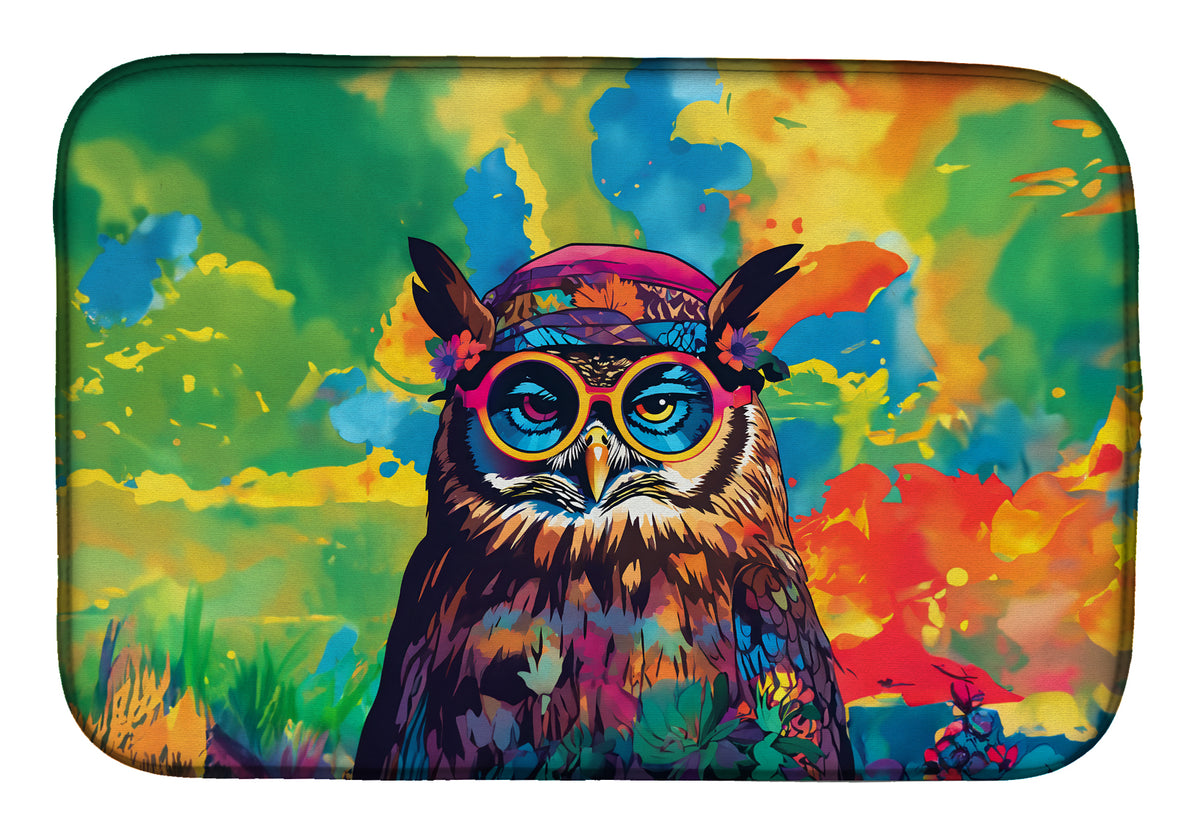 Buy this Hippie Animal Owl Dish Drying Mat