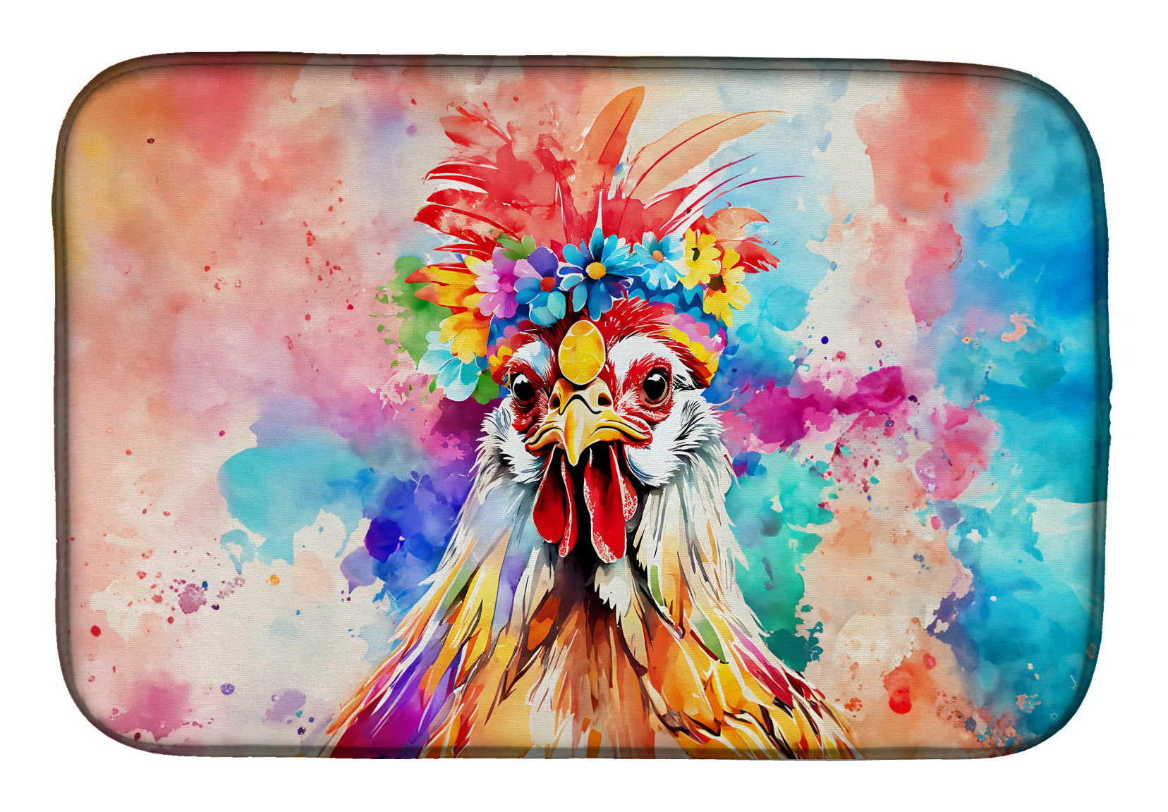 Buy this Hippie Animal Polish Poland Rooster Dish Drying Mat
