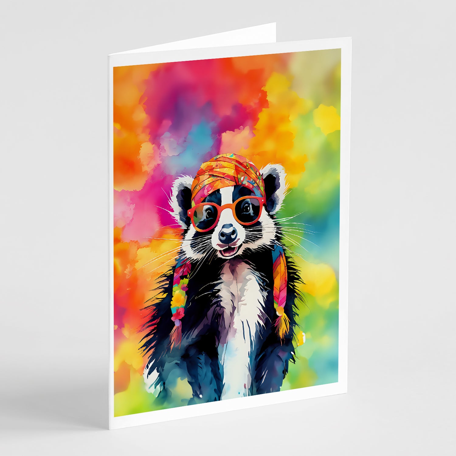 Buy this Hippie Animal Skunk Greeting Cards Pack of 8