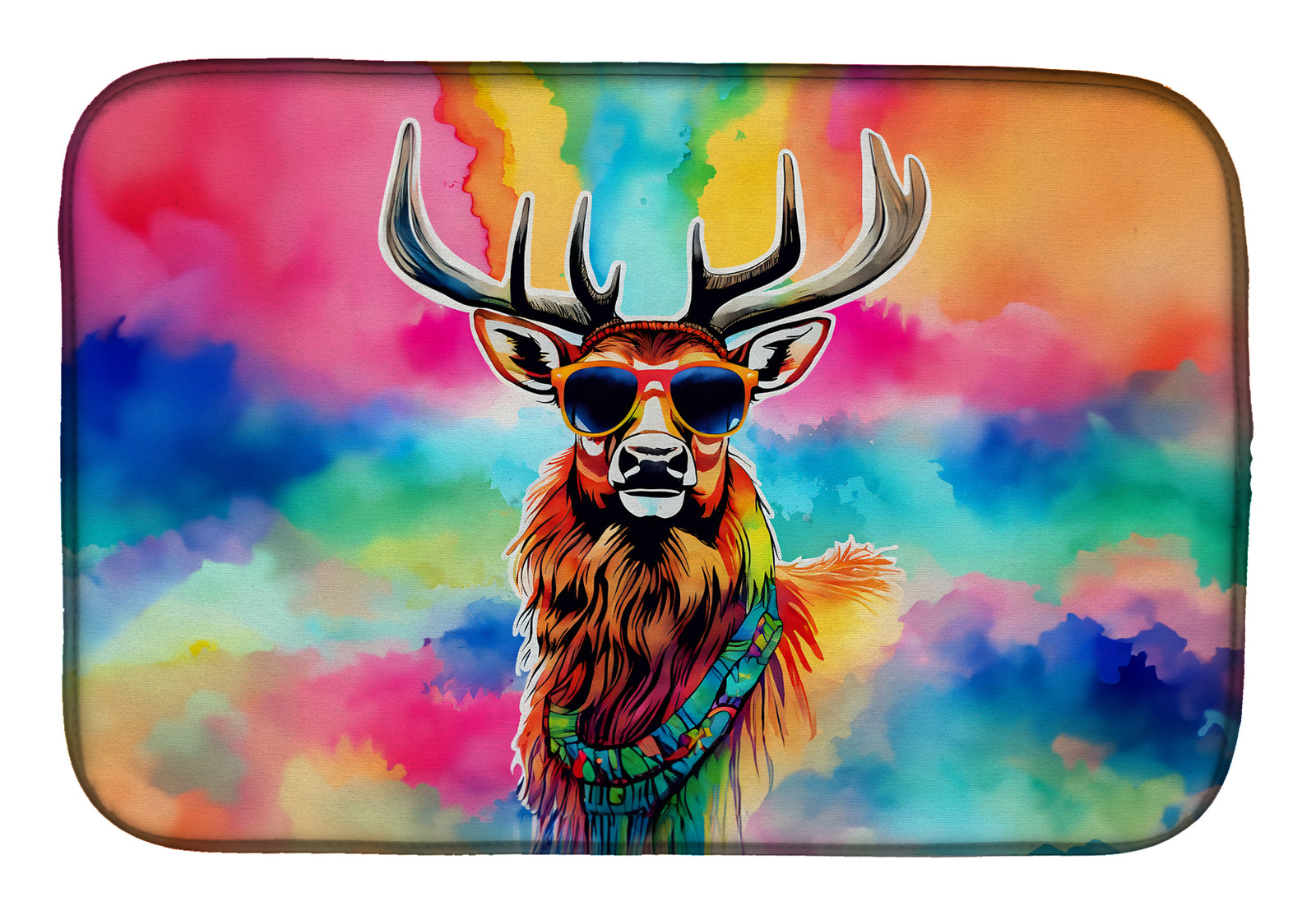 Buy this Hippie Animal Stag Deer Dish Drying Mat