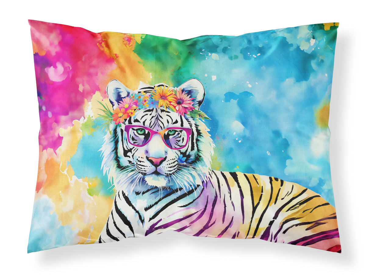 Buy this Hippie Animal White Tiger Standard Pillowcase