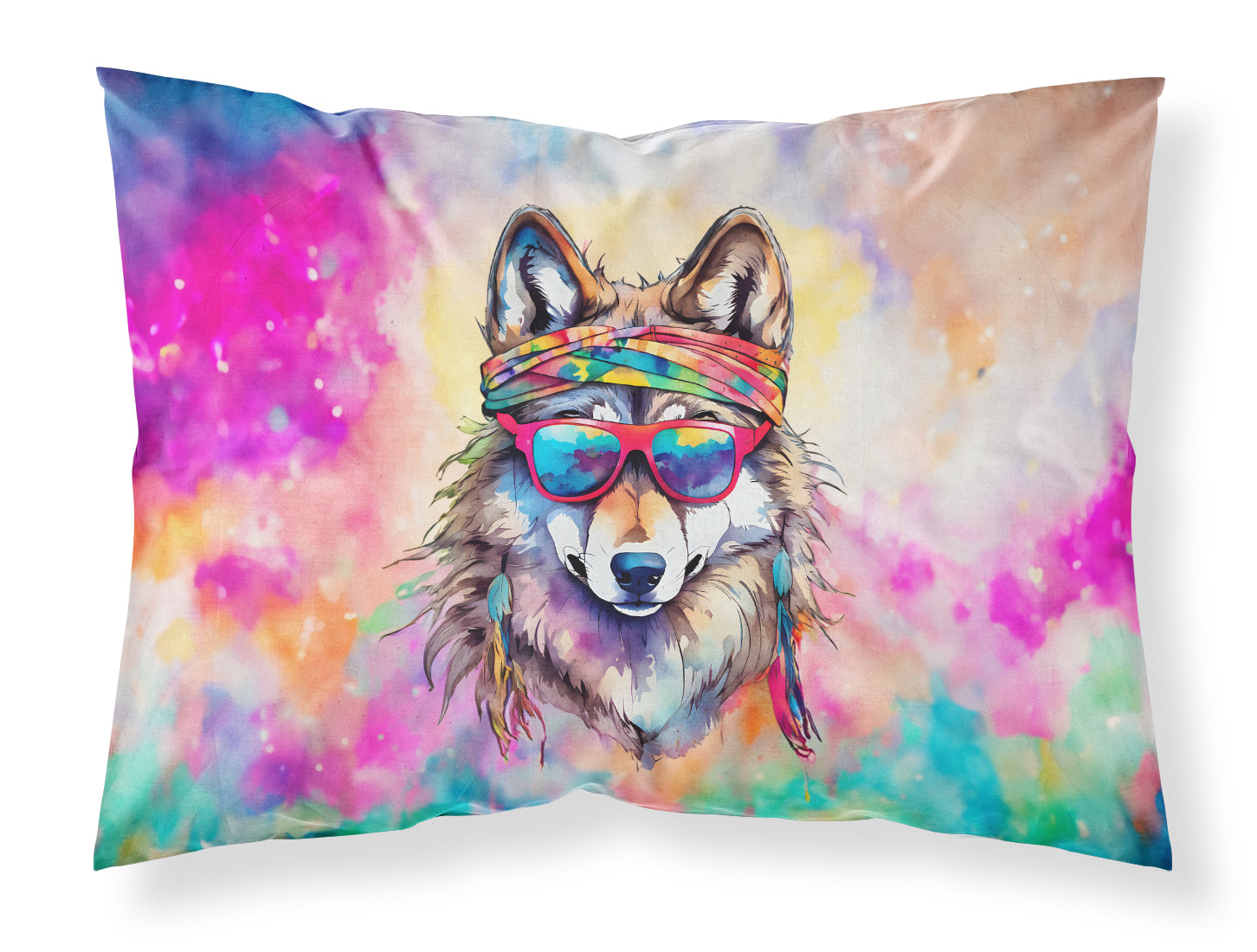 Buy this Hippie Animal Wolf Standard Pillowcase