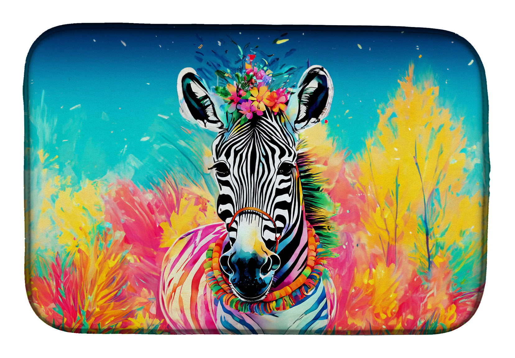 Buy this Hippie Animal Zebra Dish Drying Mat