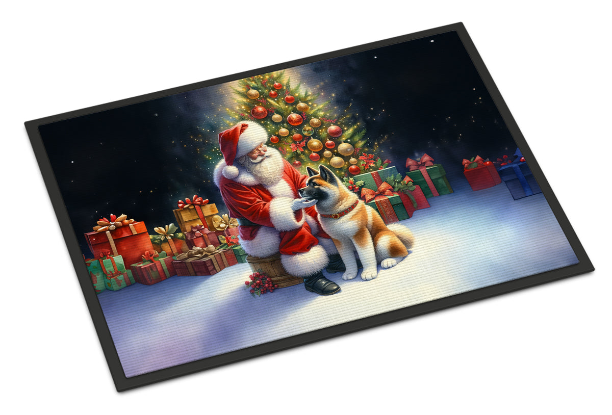 Buy this Akita and Santa Claus Doormat