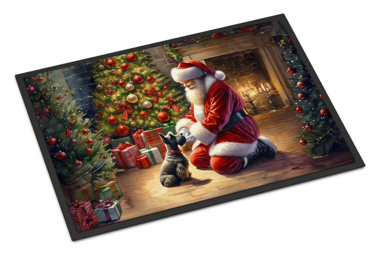 Buy this Scottish Terrier and Santa Claus Doormat