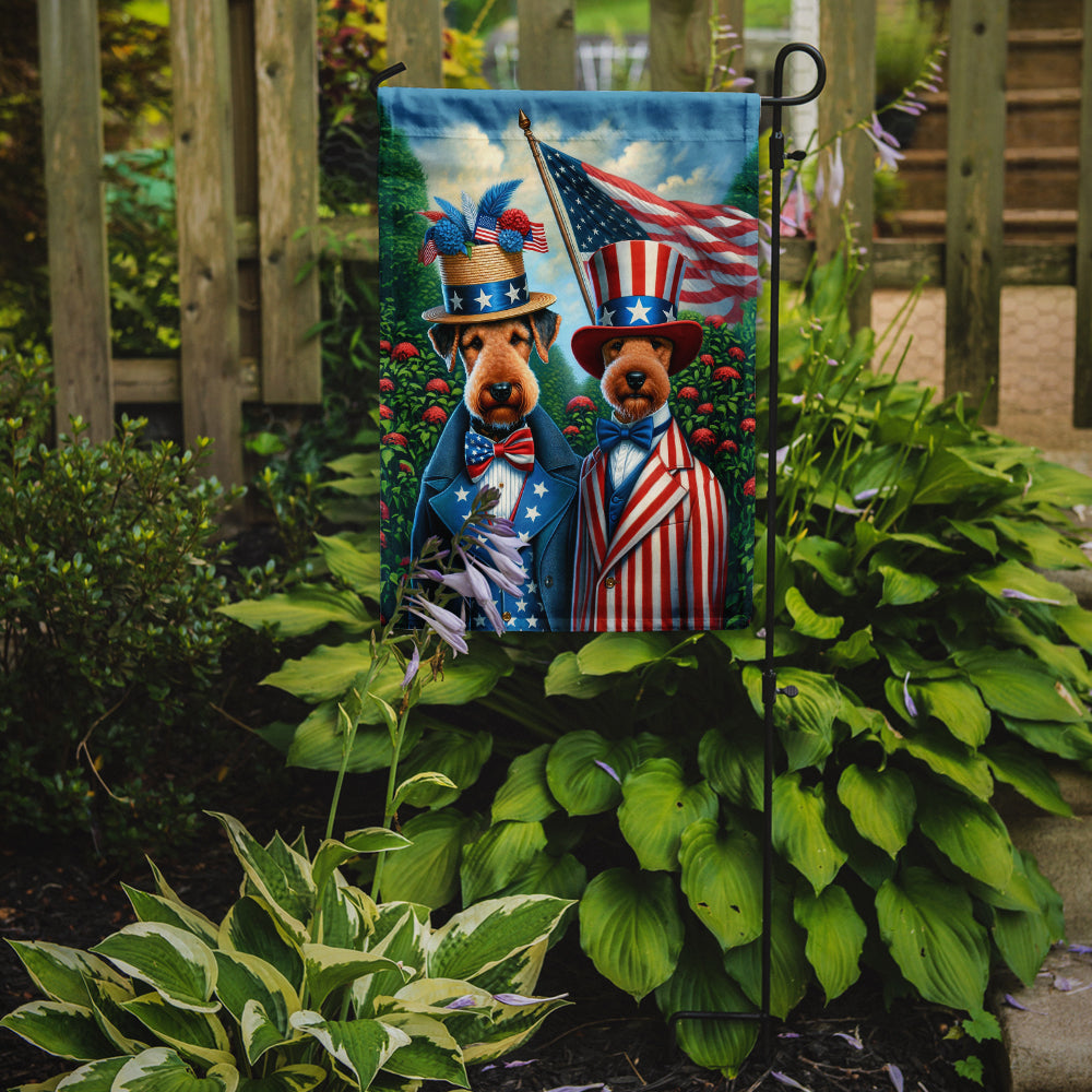 Buy this All American Airedale Terrier Garden Flag