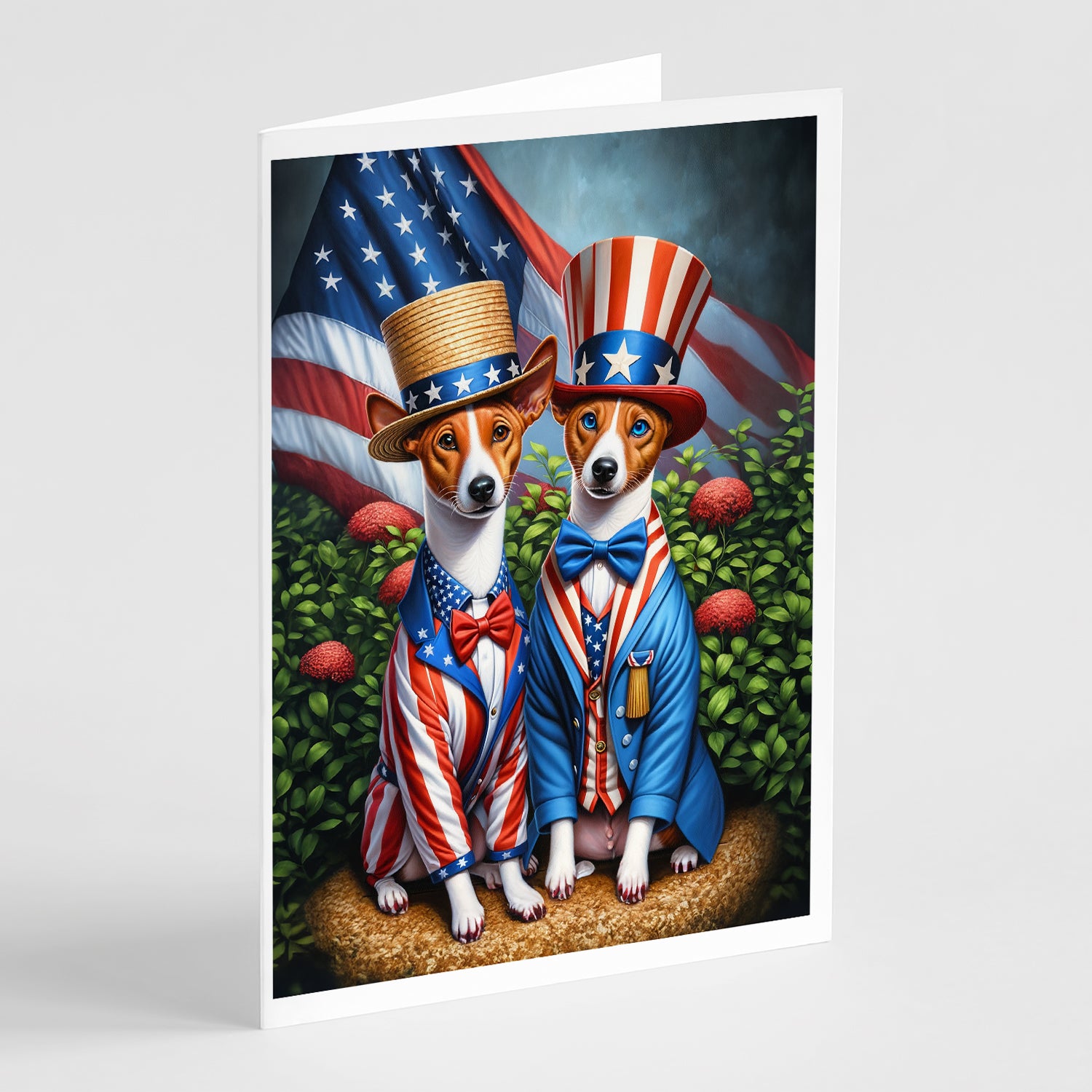 Buy this All American Basenji Greeting Cards Pack of 8
