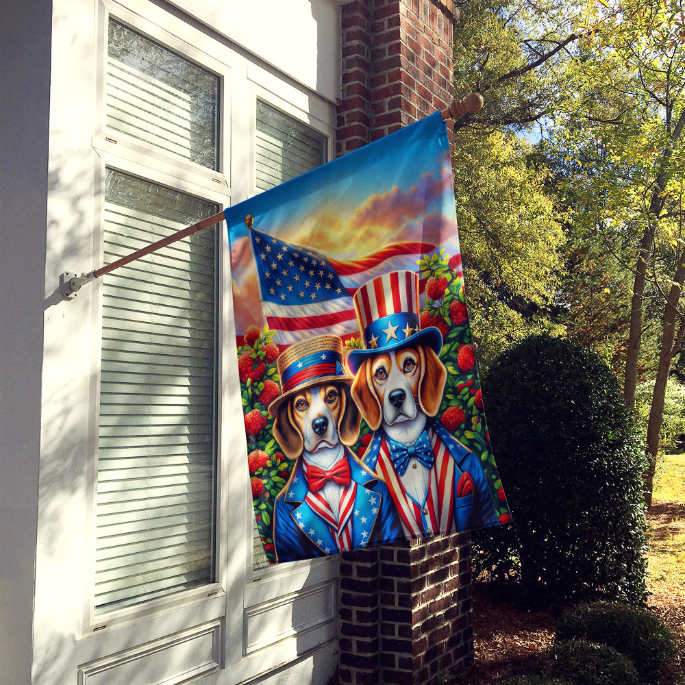 All American Beagle House Flag