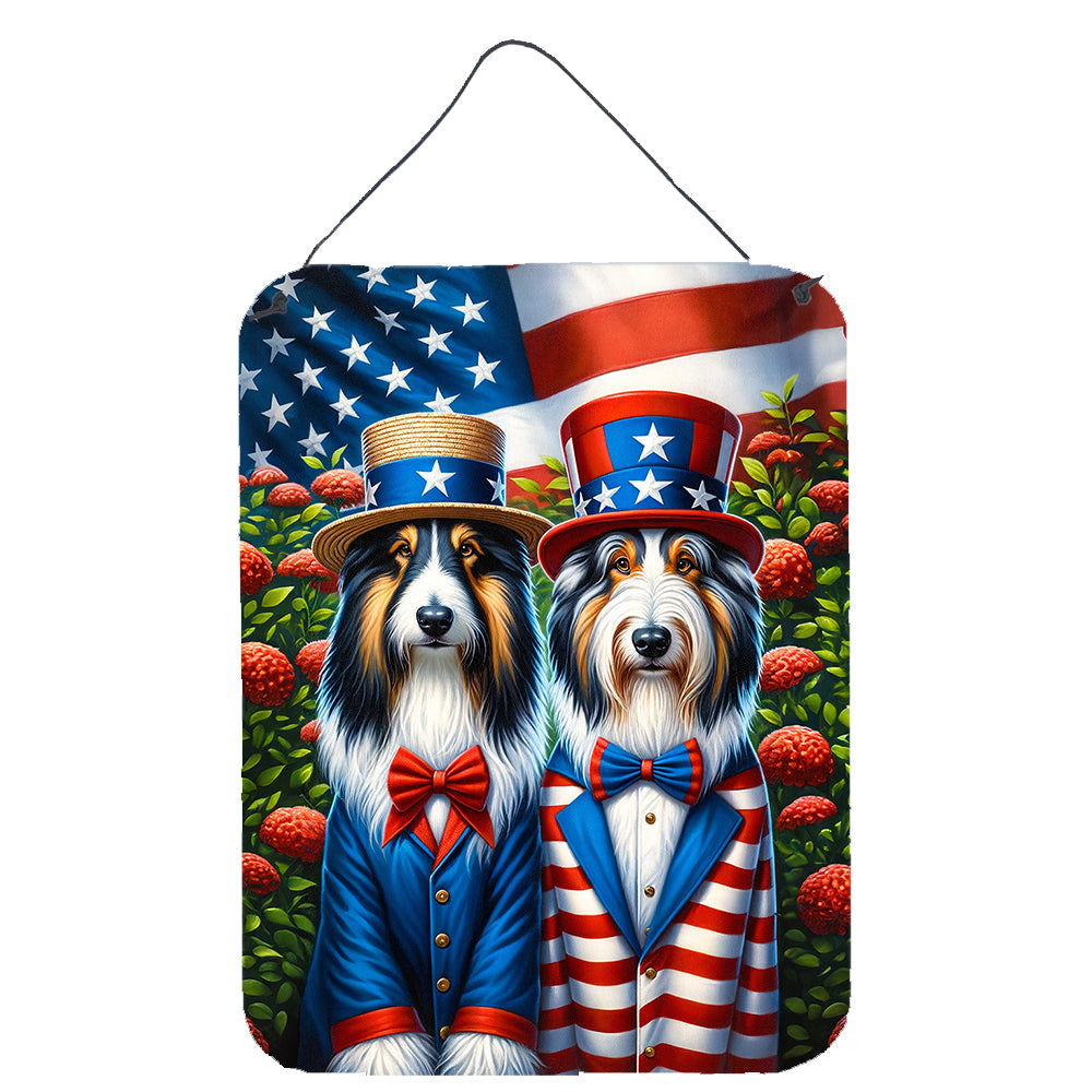 Buy this All American Bearded Collie Wall or Door Hanging Prints