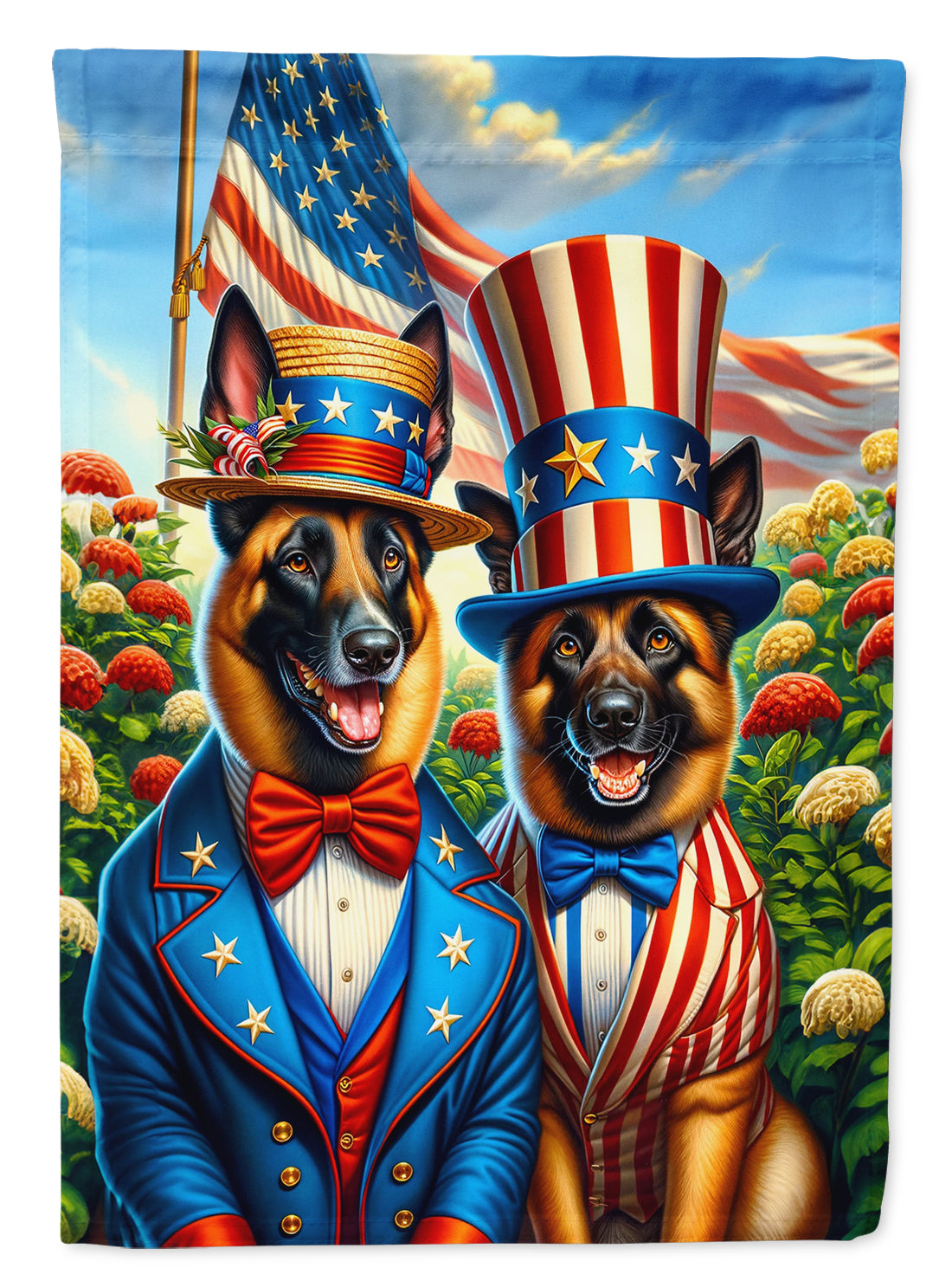 Buy this All American Belgian Malinois House Flag