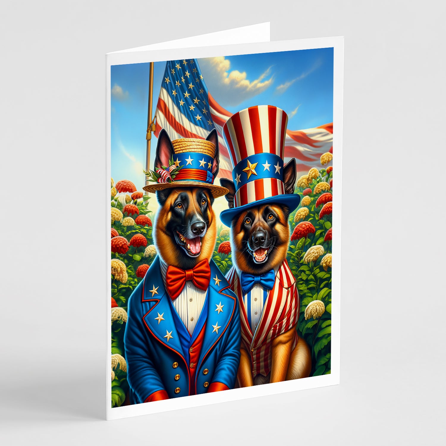 Buy this All American Belgian Malinois Greeting Cards Pack of 8