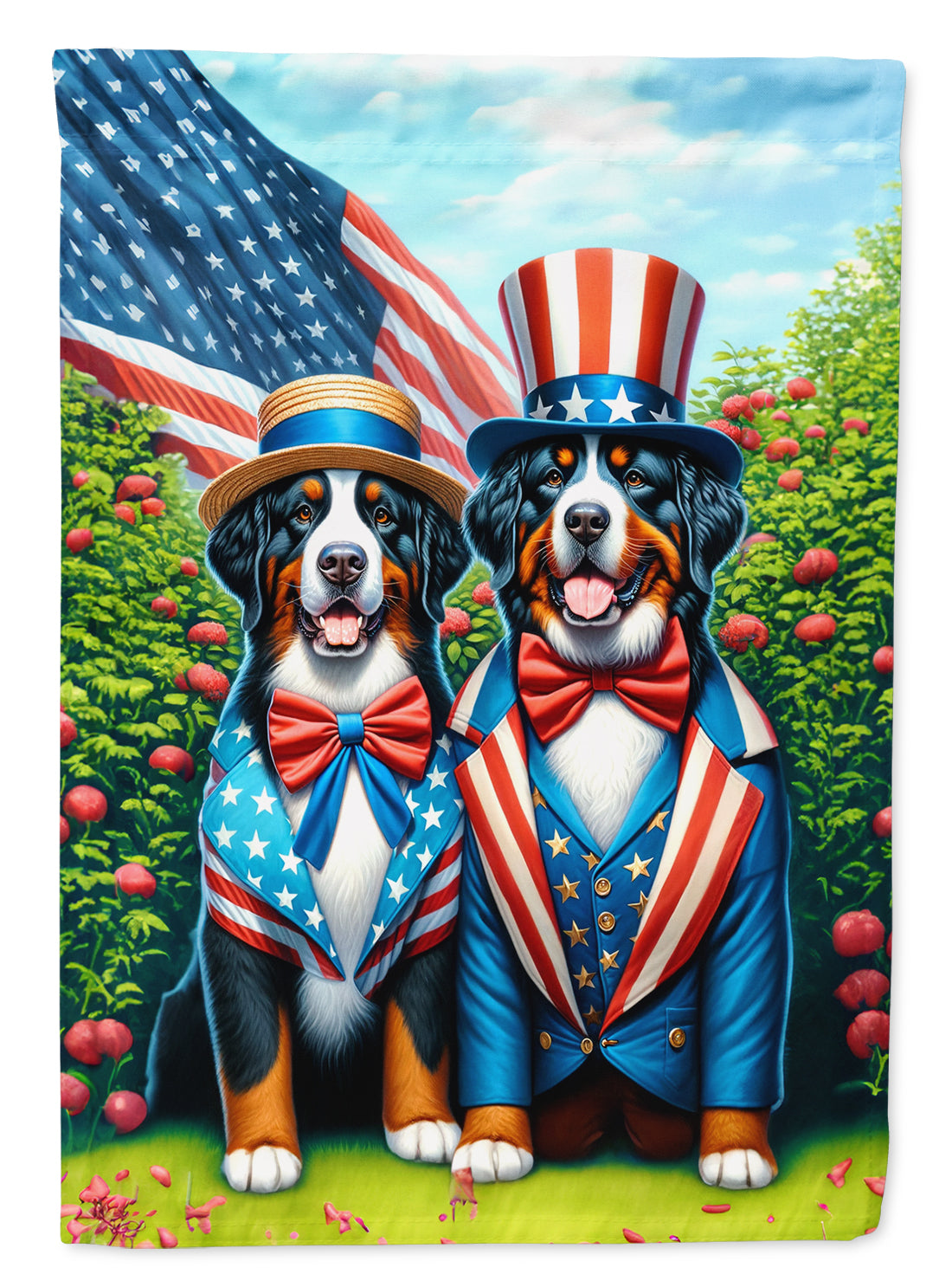 Buy this All American Bernese Mountain Dog Garden Flag