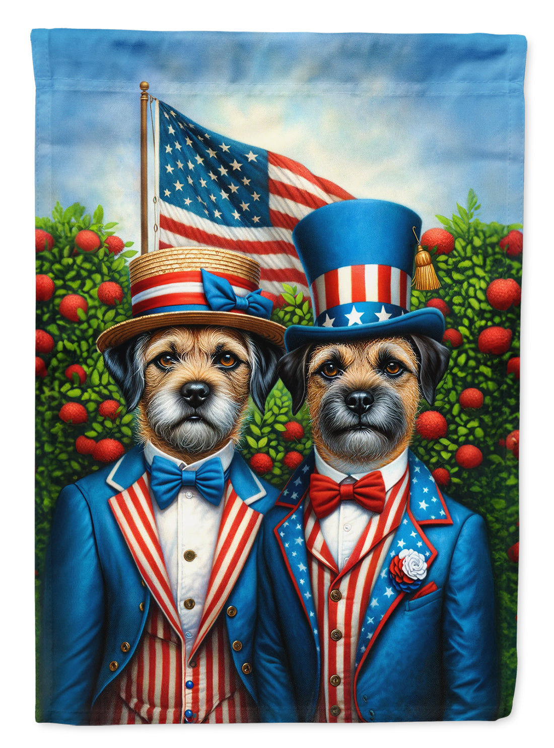 Buy this All American Border Terrier House Flag