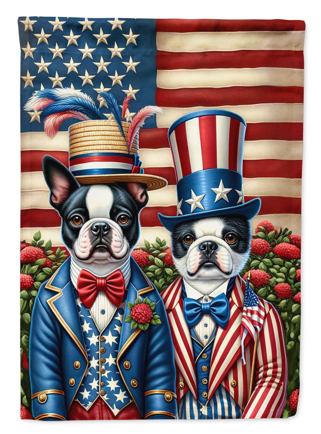 Buy this All American Boston Terrier House Flag