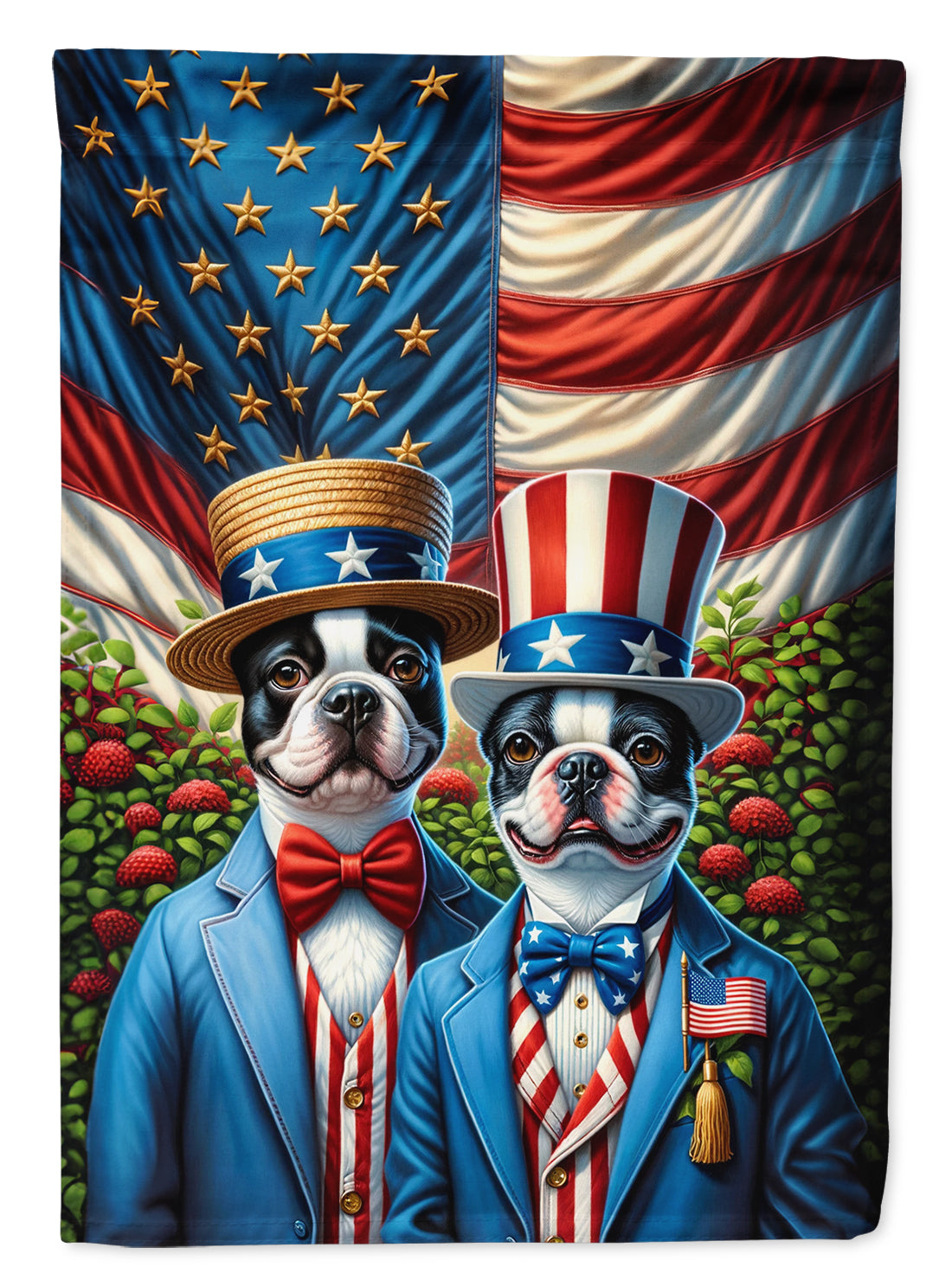 Buy this All American Boston Terrier House Flag