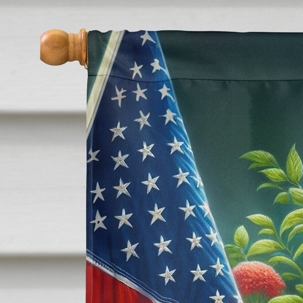 All American Boston Terrier House Flag