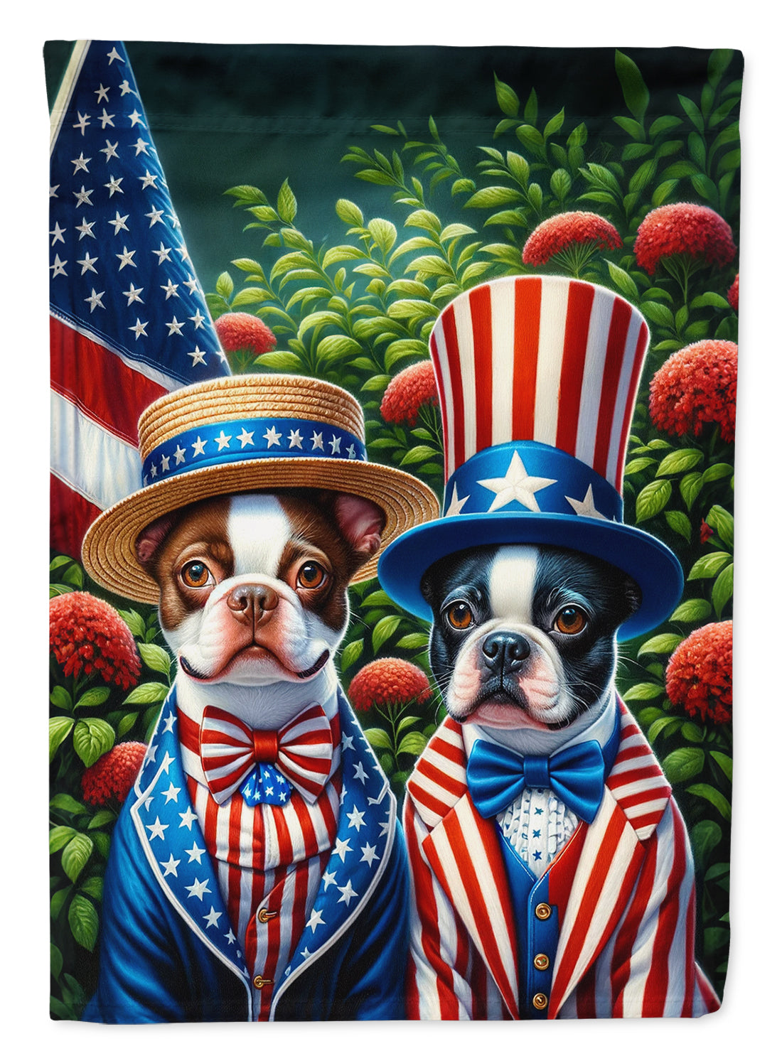 Buy this All American Boston Terrier Garden Flag
